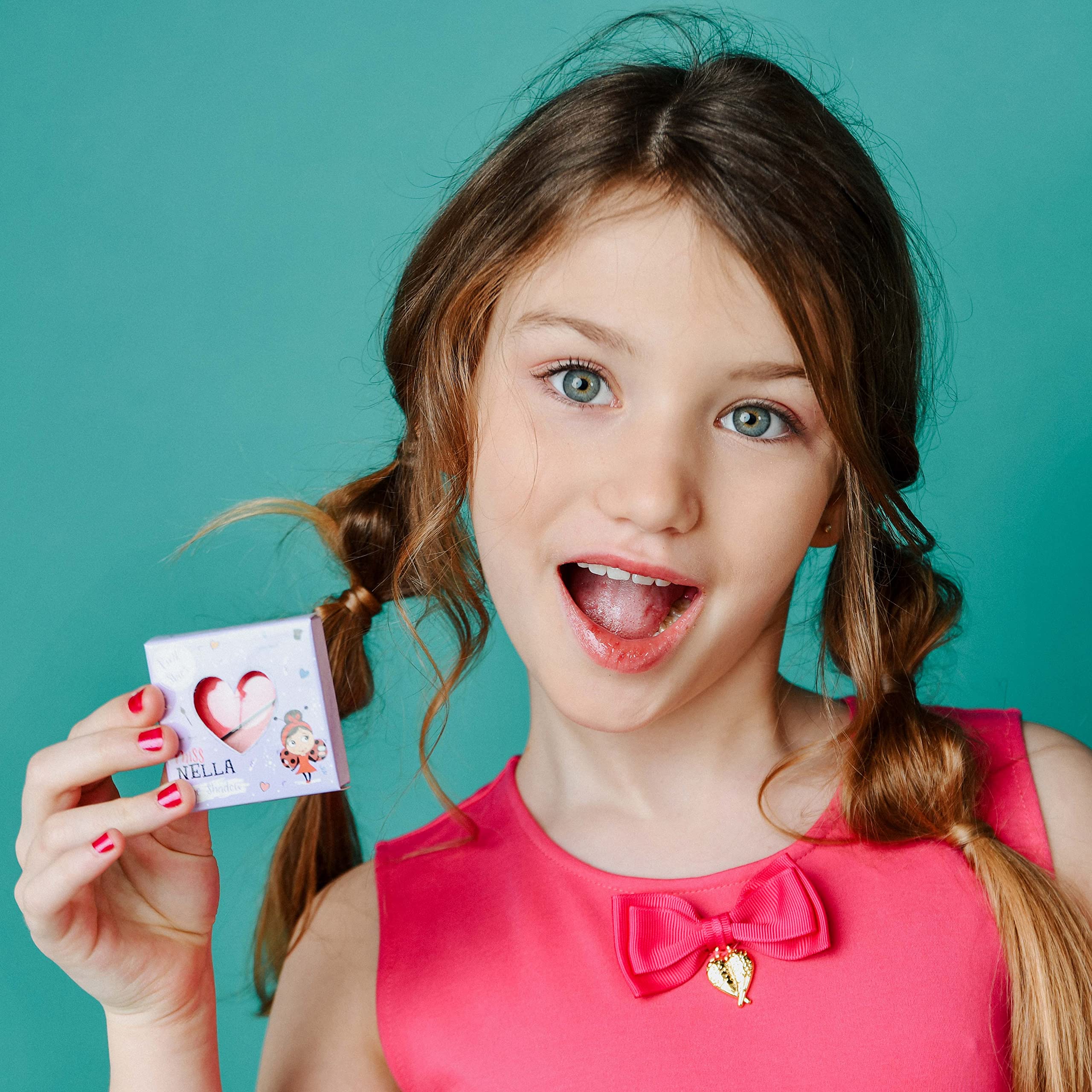 Miss Nella Kids Bag Of Wonders, Makeup & Nail Polish Set Safe And Fun Gift - Hypoallergenic, Dermatologically Tested Kid-Friendl