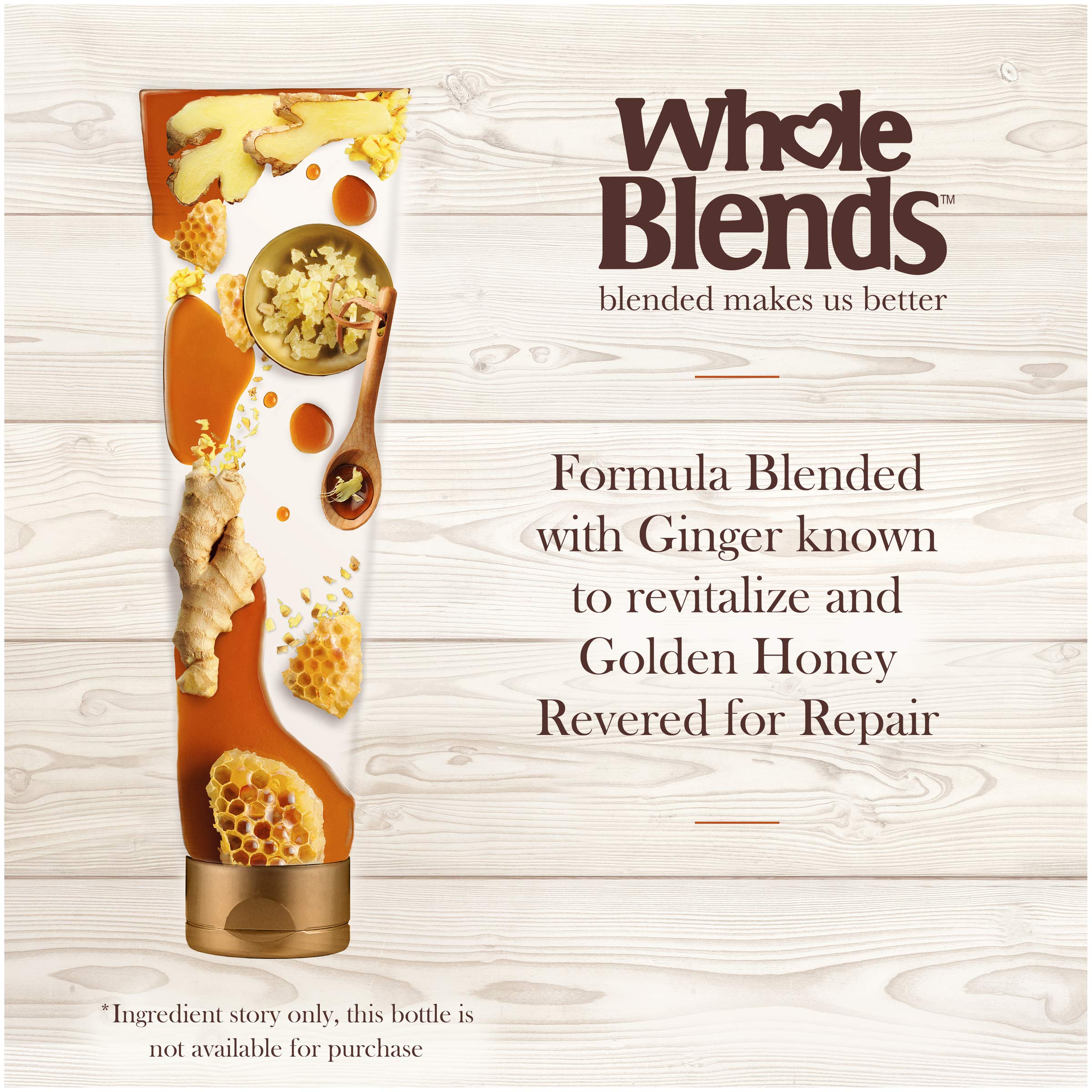 Garnier Hair Care Whole Blends Ginger Recovery Leave-in or Rinse-out Treatment, 5.1 Fl Oz