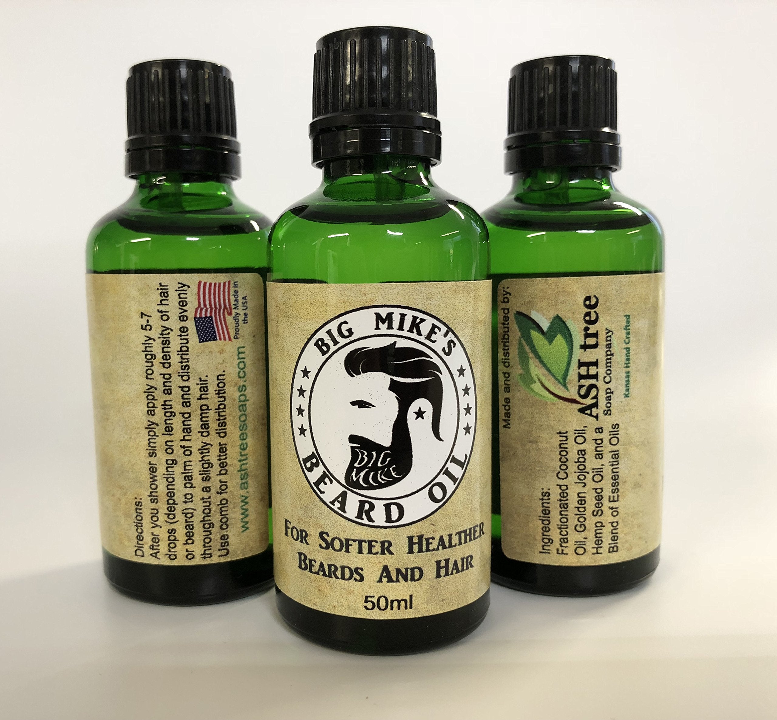 Beard and Hair Conditioning Oil by Big Mike 1 50ml (1.67oz) Bottle