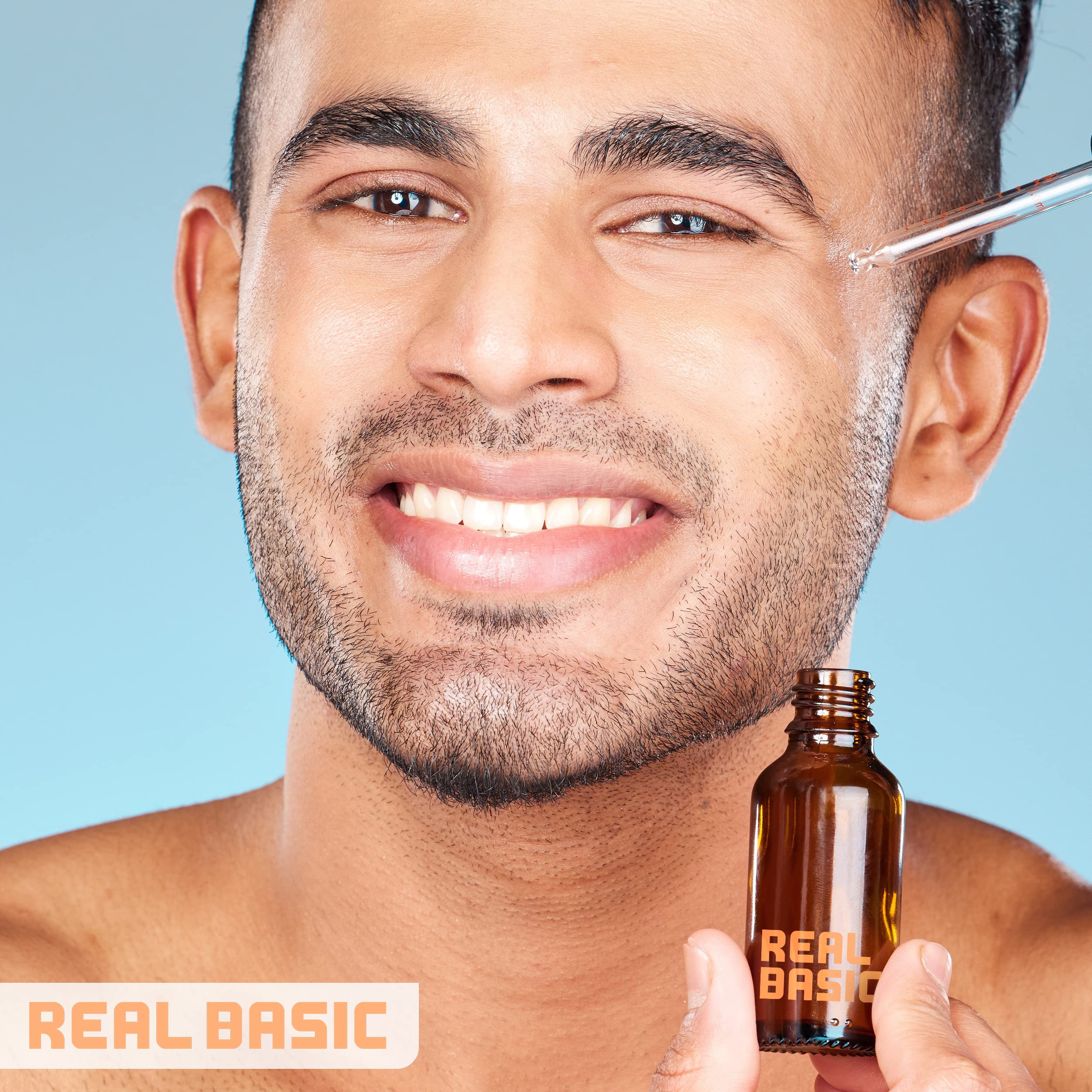 Real Basic Skin Serum for Skin Hydration with Aquaxyl, Hyaluronic Acid and Kombucha 1 oz. - Skin Serum Hydrating Treatment, Seru