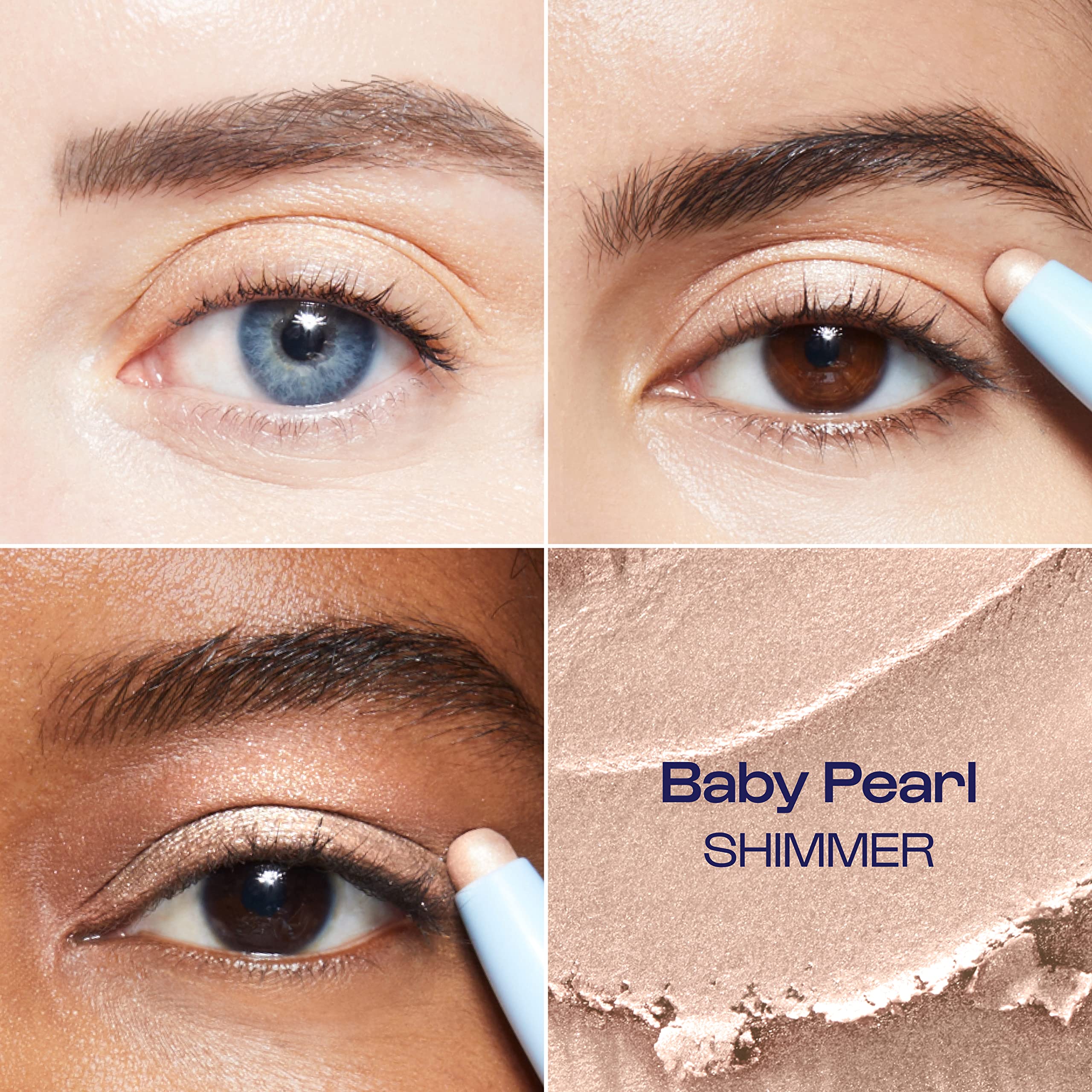 Alleyoop 11Th Hour Cream Eye Shadow Sticks - Baby Pearl (Shimmer) - Award-Winning Eyeshadow Stick - Smudge-Proof And Crease Proo
