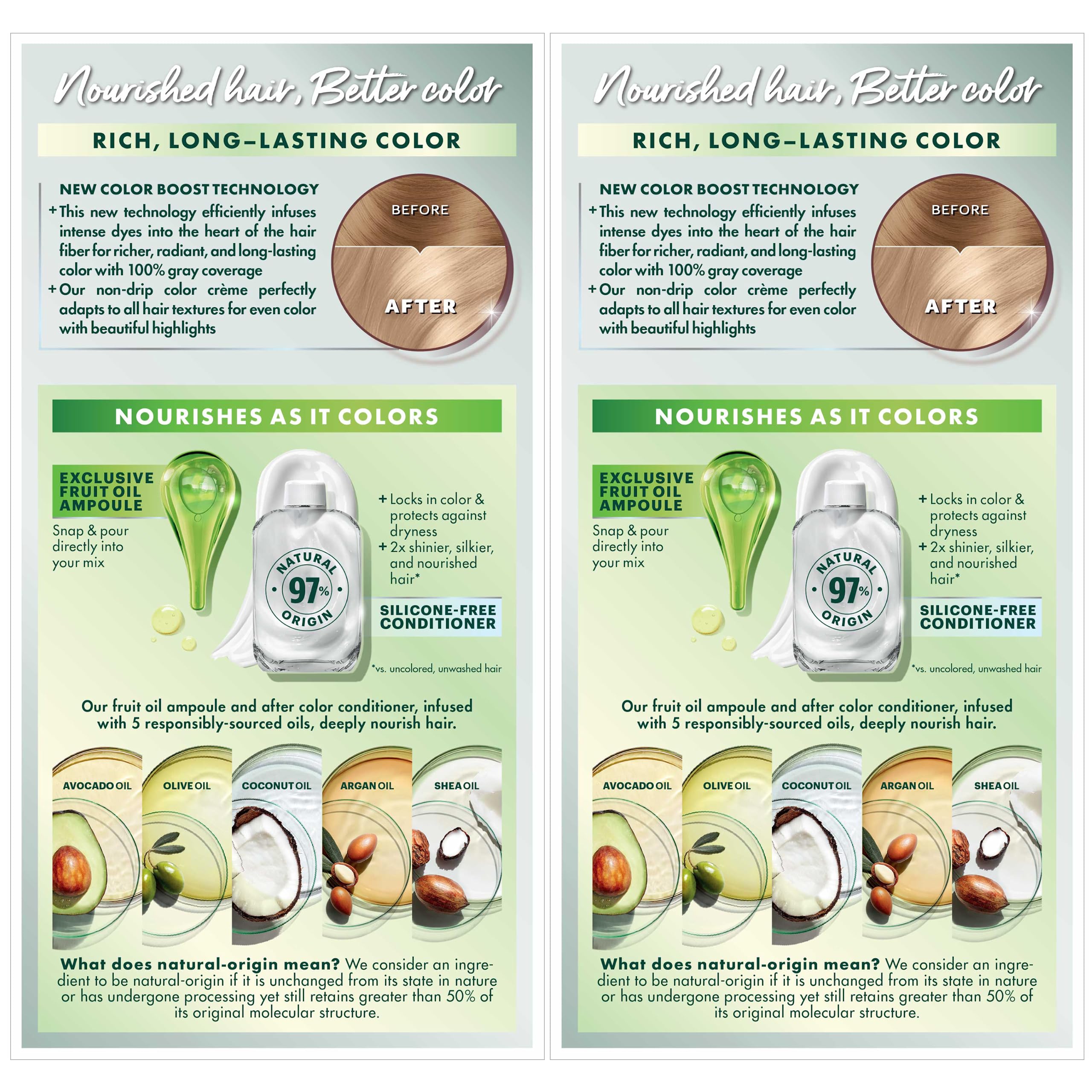 Garnier Hair Color Nutrisse Nourishing Creme, 111 Extra-Light Ash Blonde (White Chocolate) Permanent Hair Dye, 2 Count (Packagin