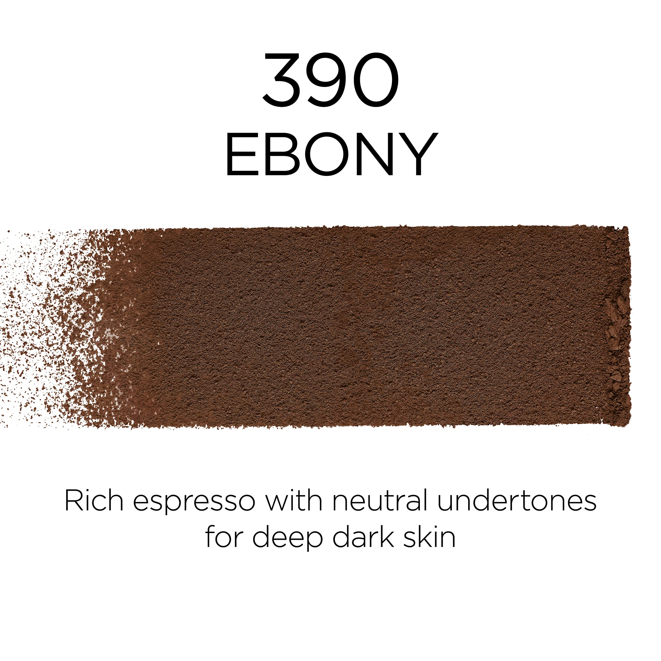 L'Oreal Paris Makeup Infallible Fresh Wear Foundation in a Powder, Up to 24H Wear, Waterproof, Ebony, 0.31 oz.