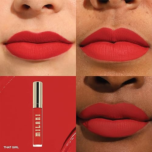 Milani Stay Put Longwear Liquid Lipstick - Smudge-Proof, Kiss-Proof, And Fade-Resistant Formula For All-Day Wear - That Girl
