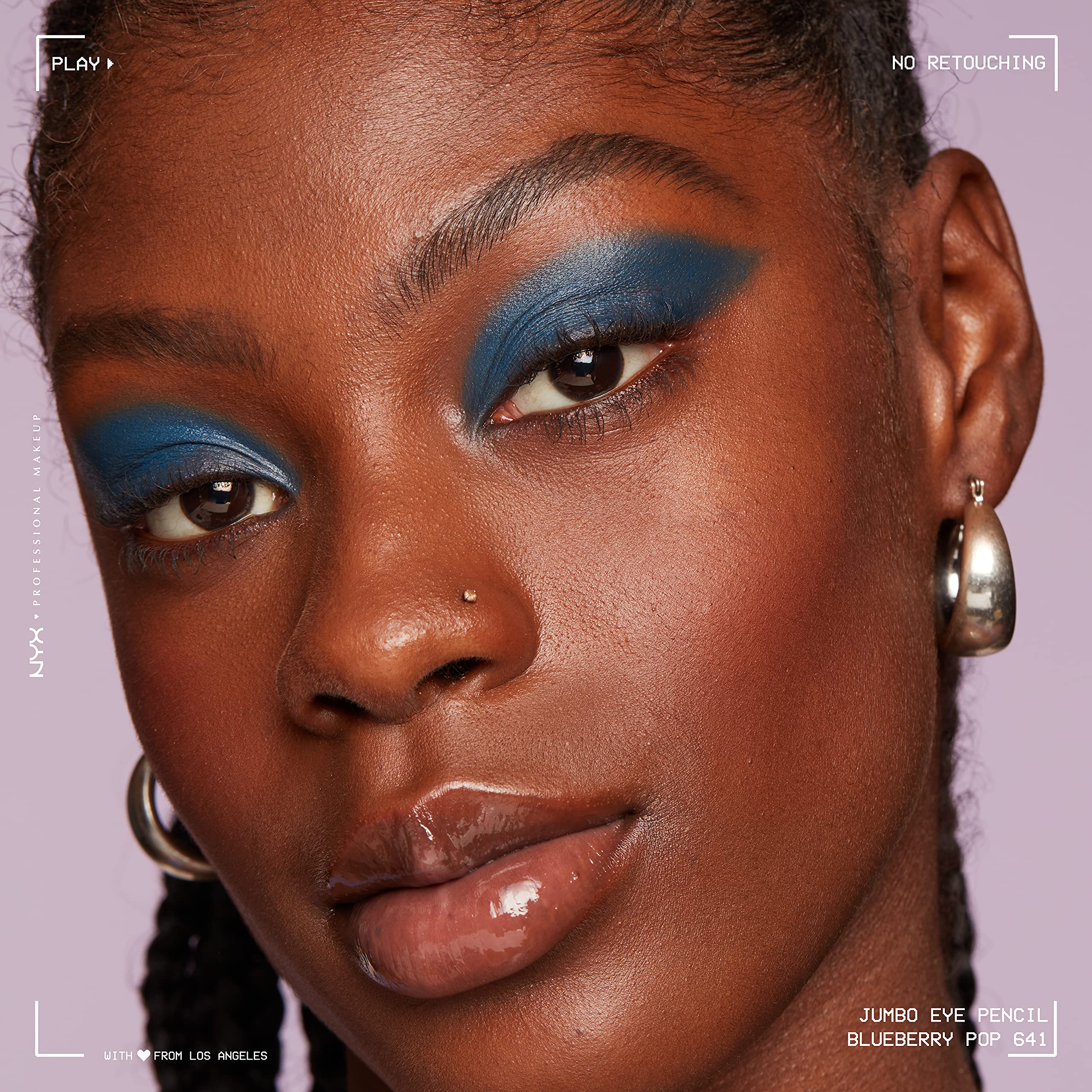 Nyx Professional Makeup Jumbo Eye Pencil, Blendable Eyeshadow Stick & Eyeliner Pencil - Blueberry Pop (Blue)