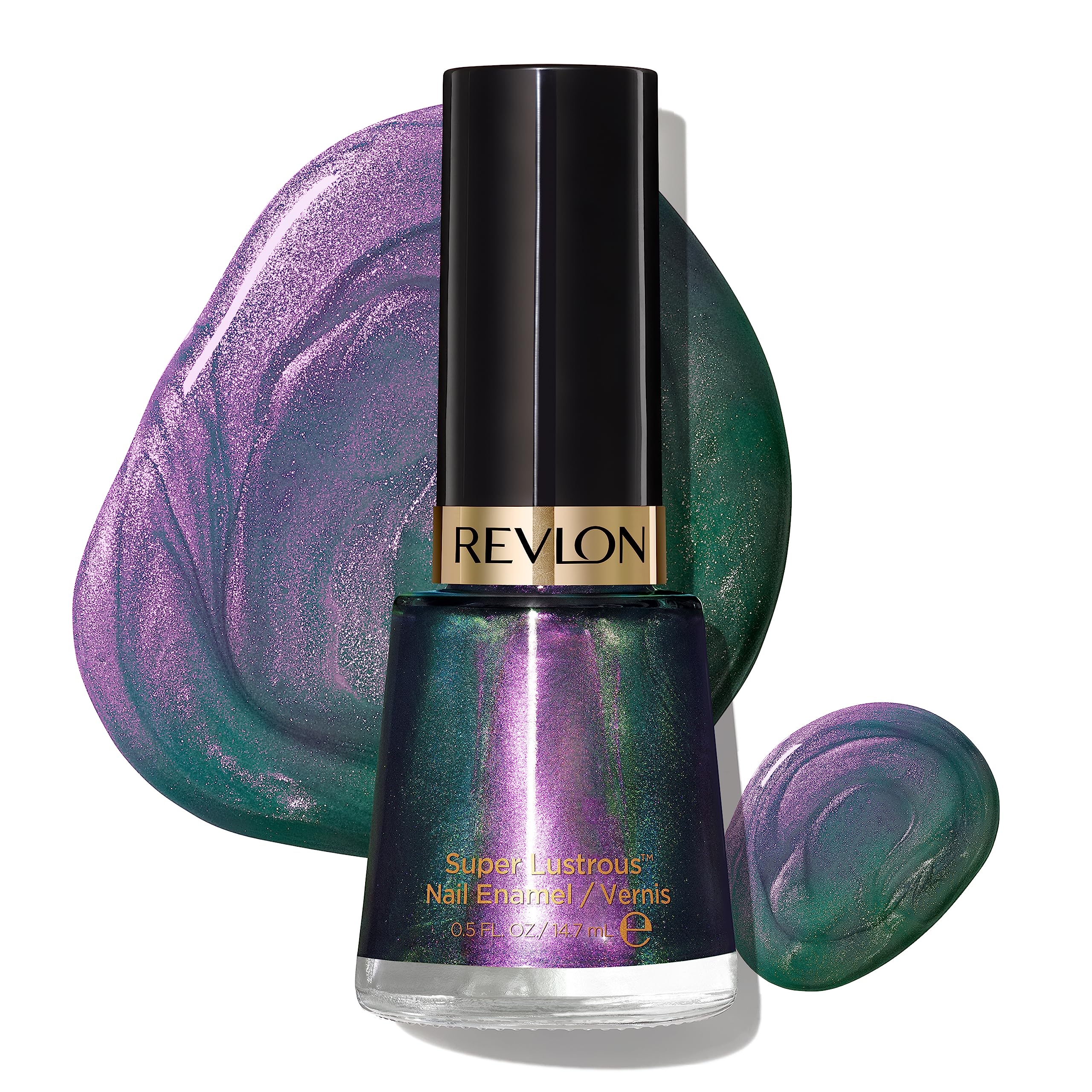 Revlon Super Lustrous Nail Polish, ChipResistant & Longwear Formula, High Shine Finish, 120 Amethyst Smoke, 0.5 fl oz