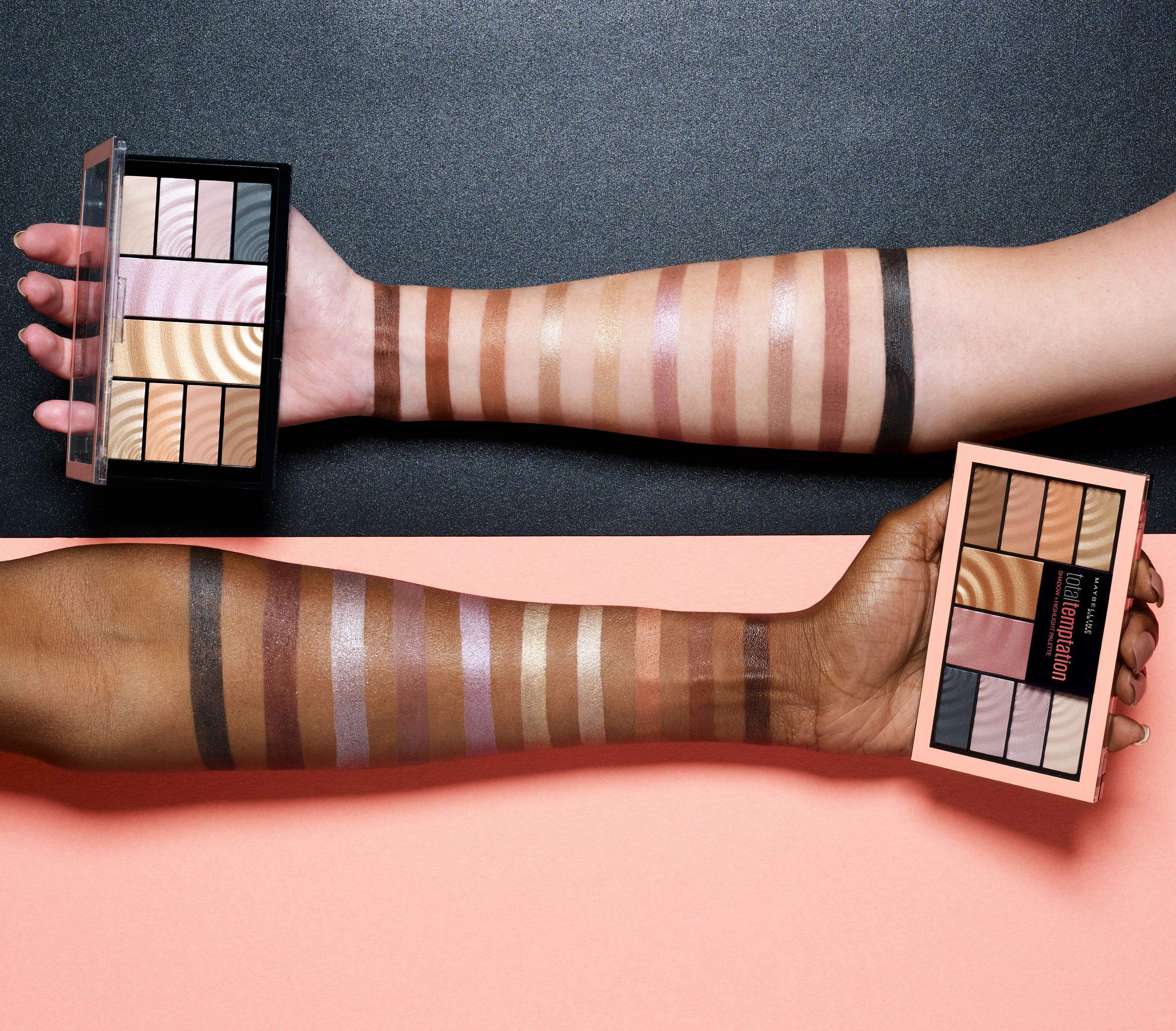 Maybelline Total Temptation Eyeshadow + Highlight Palette, 0.42 oz.