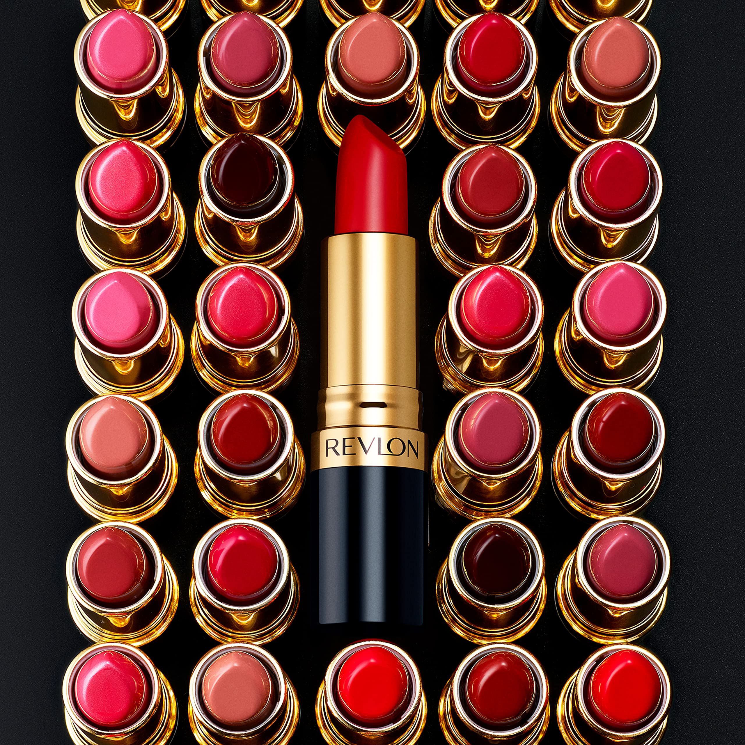 Revlon Super Lustrous Lipstick, With Vitamin E And Avocado Oil, Cream Lipstick, 654 Ravish Me Red, 0.15 Oz (Pack Of 2)