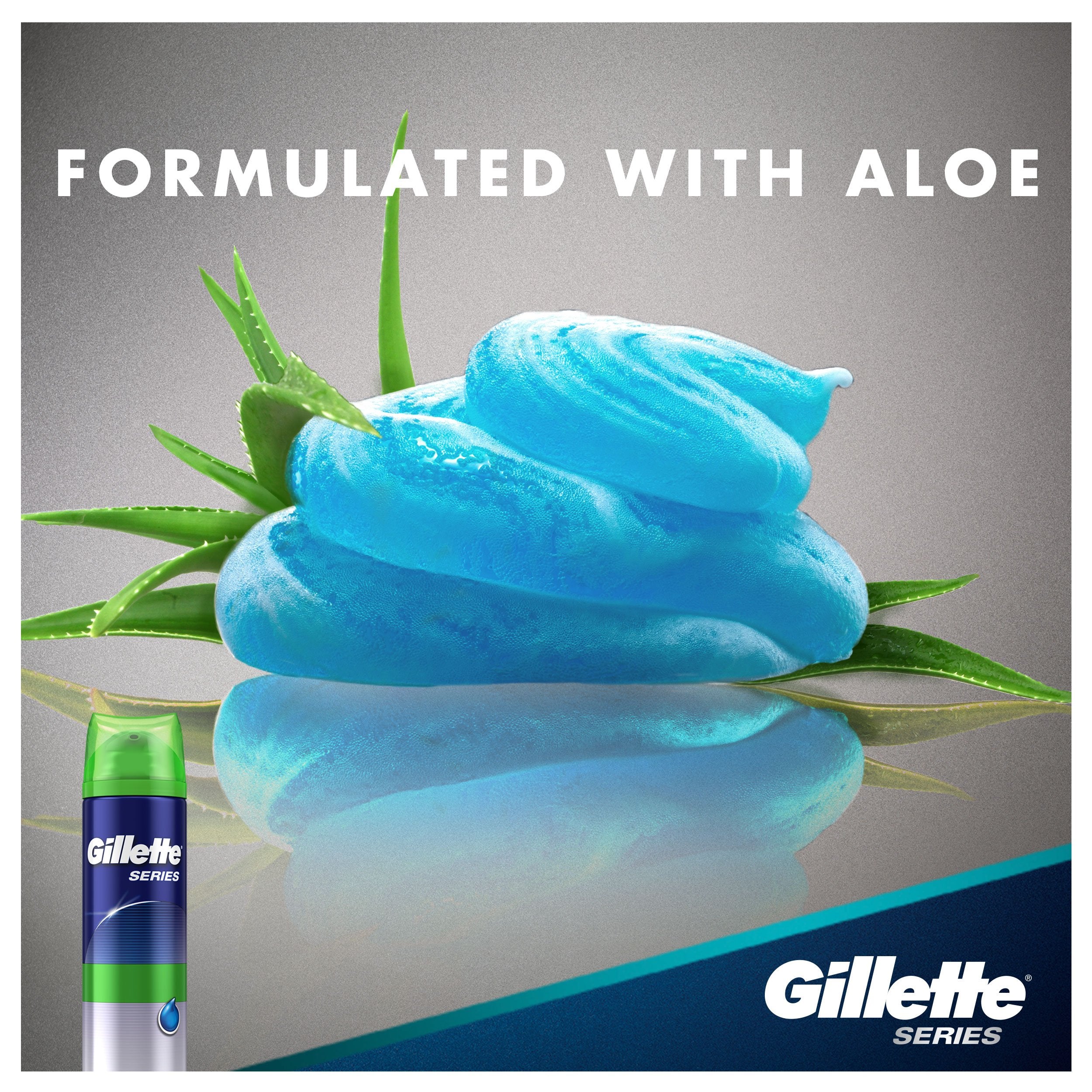 Gillette Series Shaving Gel Sensitive Skin, Multicolor, 7 Oz