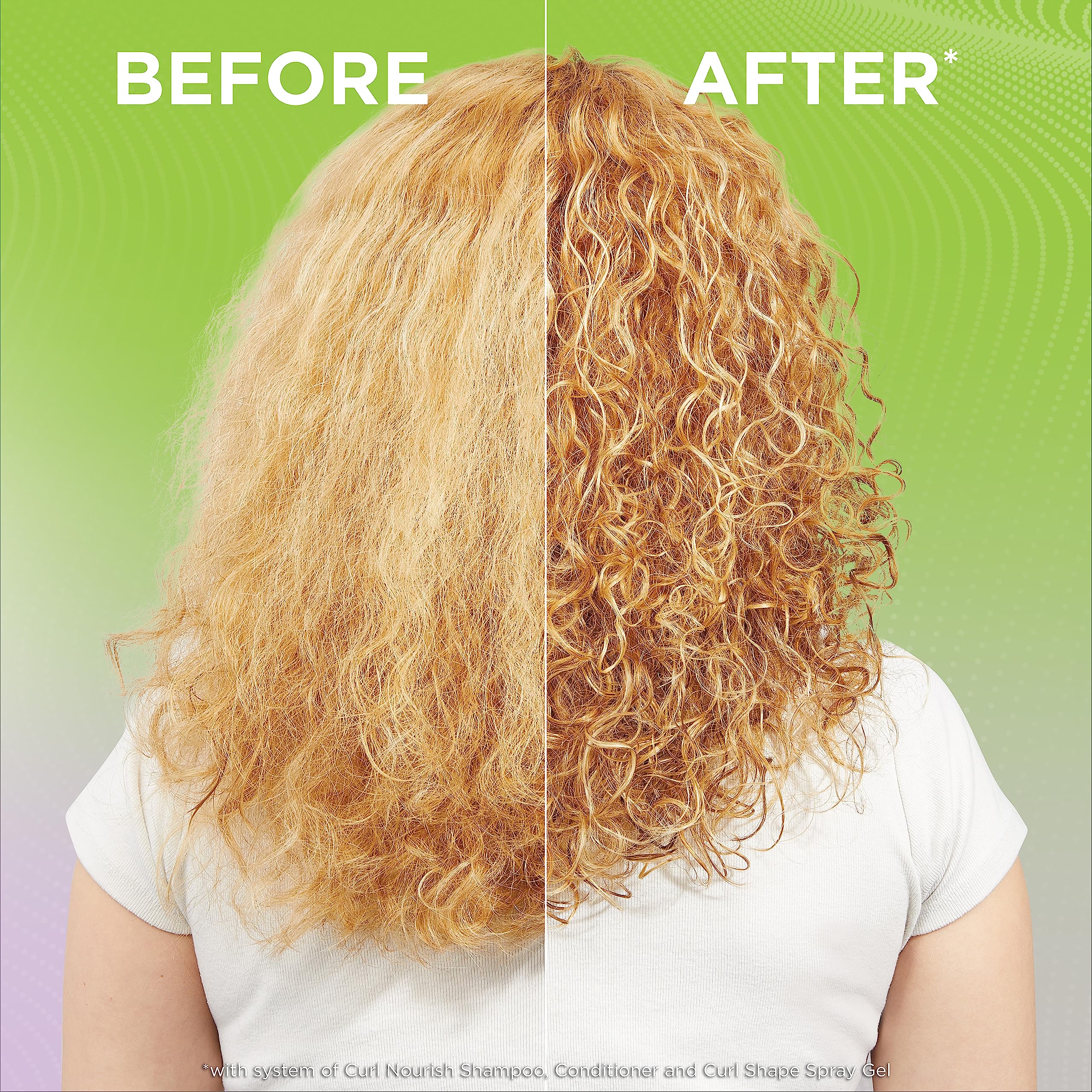 Garnier Fructis Style Curl Shape Defining Spray Gel for No Frizz, 8.5 Fl Oz, 3 Count (Packaging May Vary)