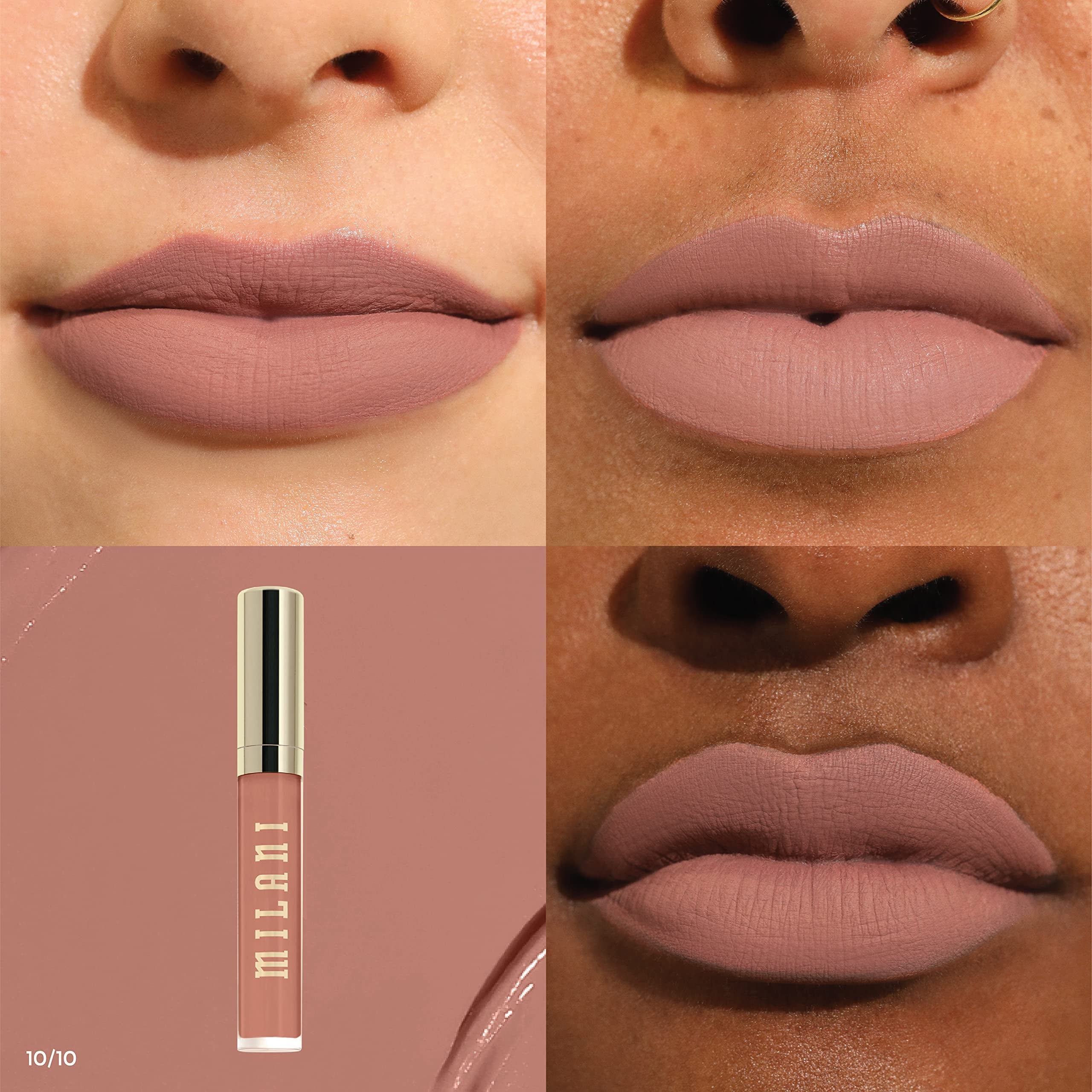 Milani Stay Put Longwear Liquid Lipstick - Smudge-Proof, Kiss-Proof, And Fade-Resistant Formula For All-Day Wear - 10/10
