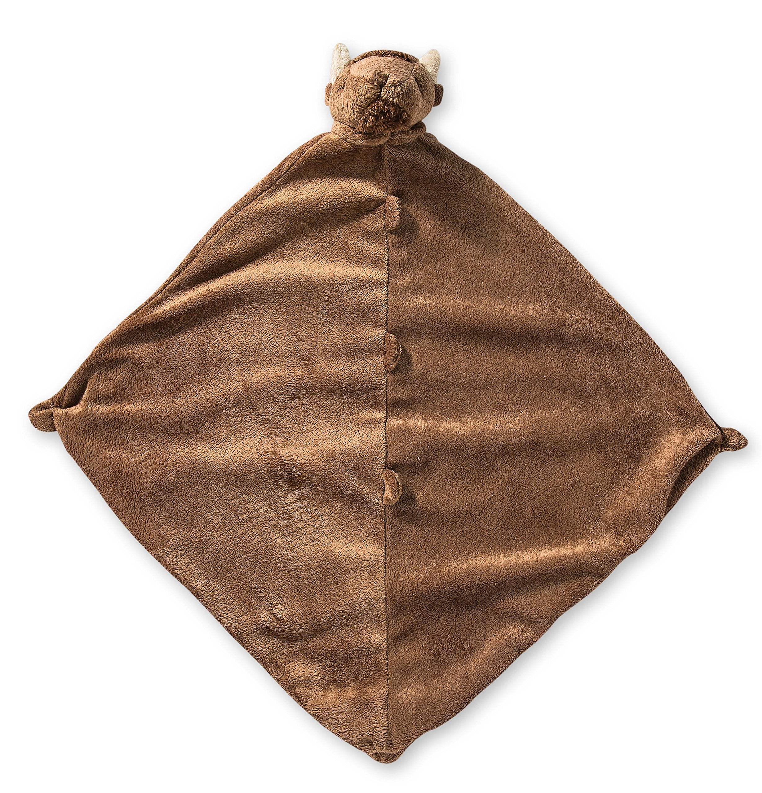 Angel Dear Blankie, Bison , 14x14 Inch (Pack of 1)