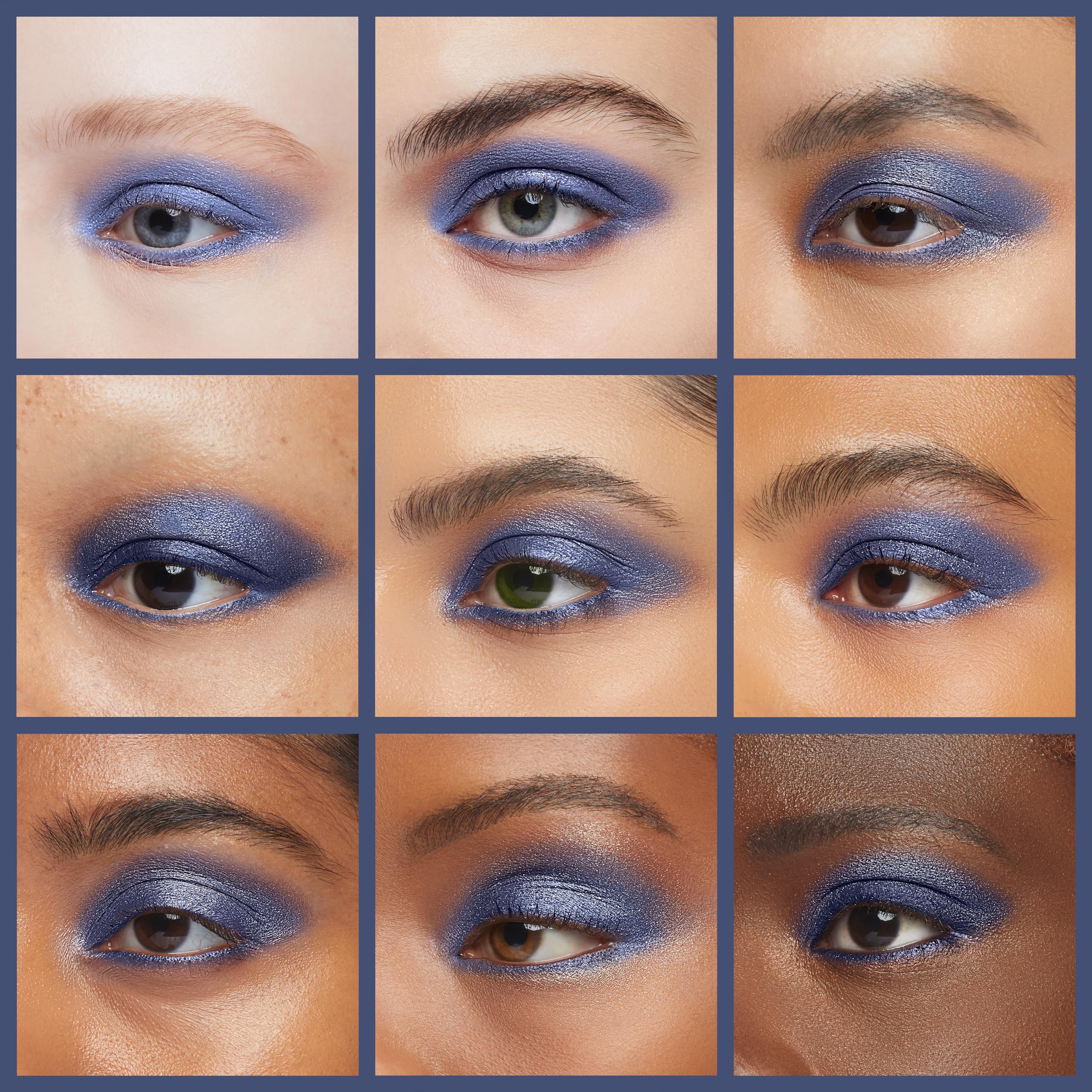 Pure Ziva Matte Cerulean Cobalt Deep Royal Navy Blue Pressed Powder Single Vegan Eyeshadow; Talc, Paraben & Cruelty Free