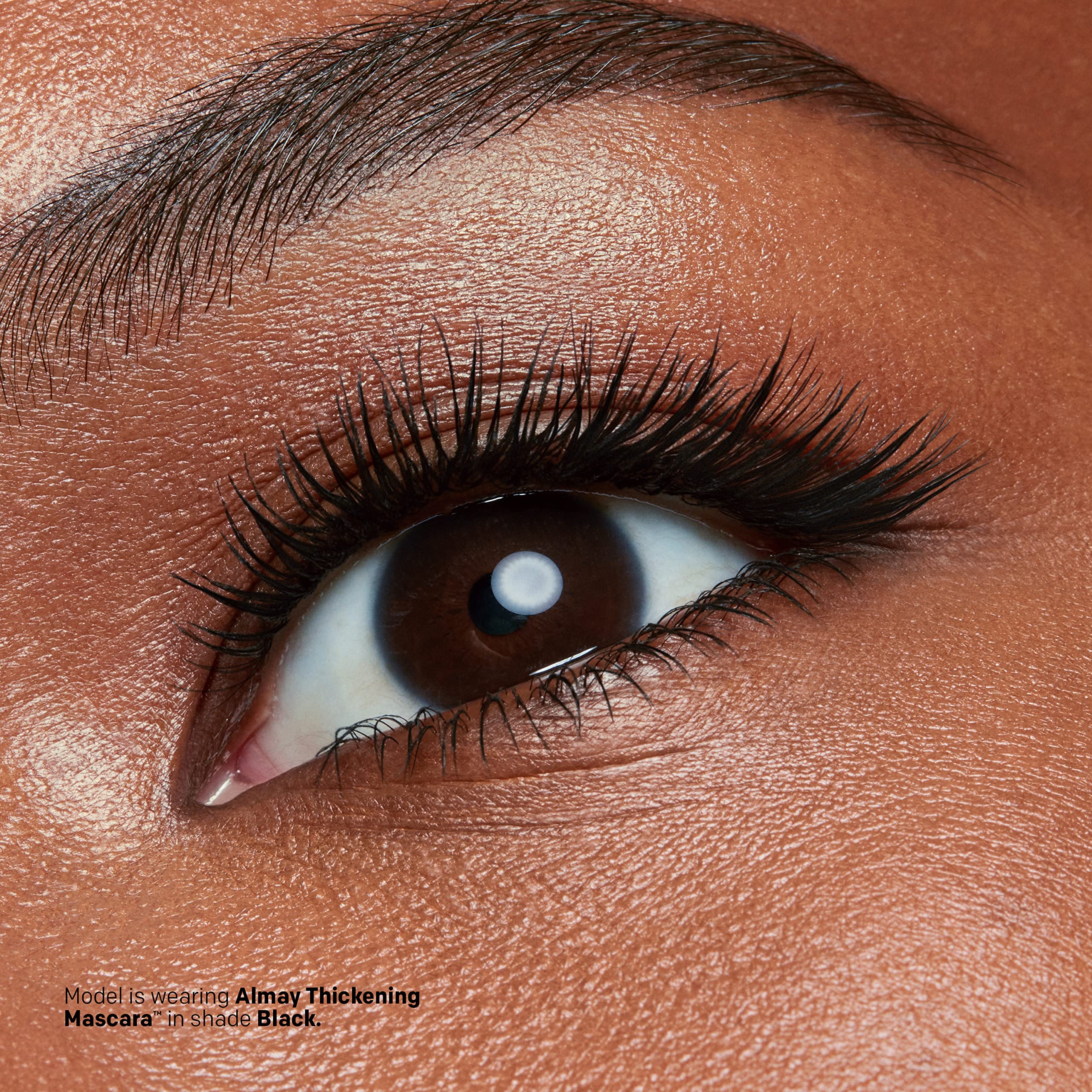 Almay Waterproof Mascara, Thickening Volume & Length Eye Makeup, Ophthalmologist Tested, Fragrance Free, Hypoallergenic, Black,