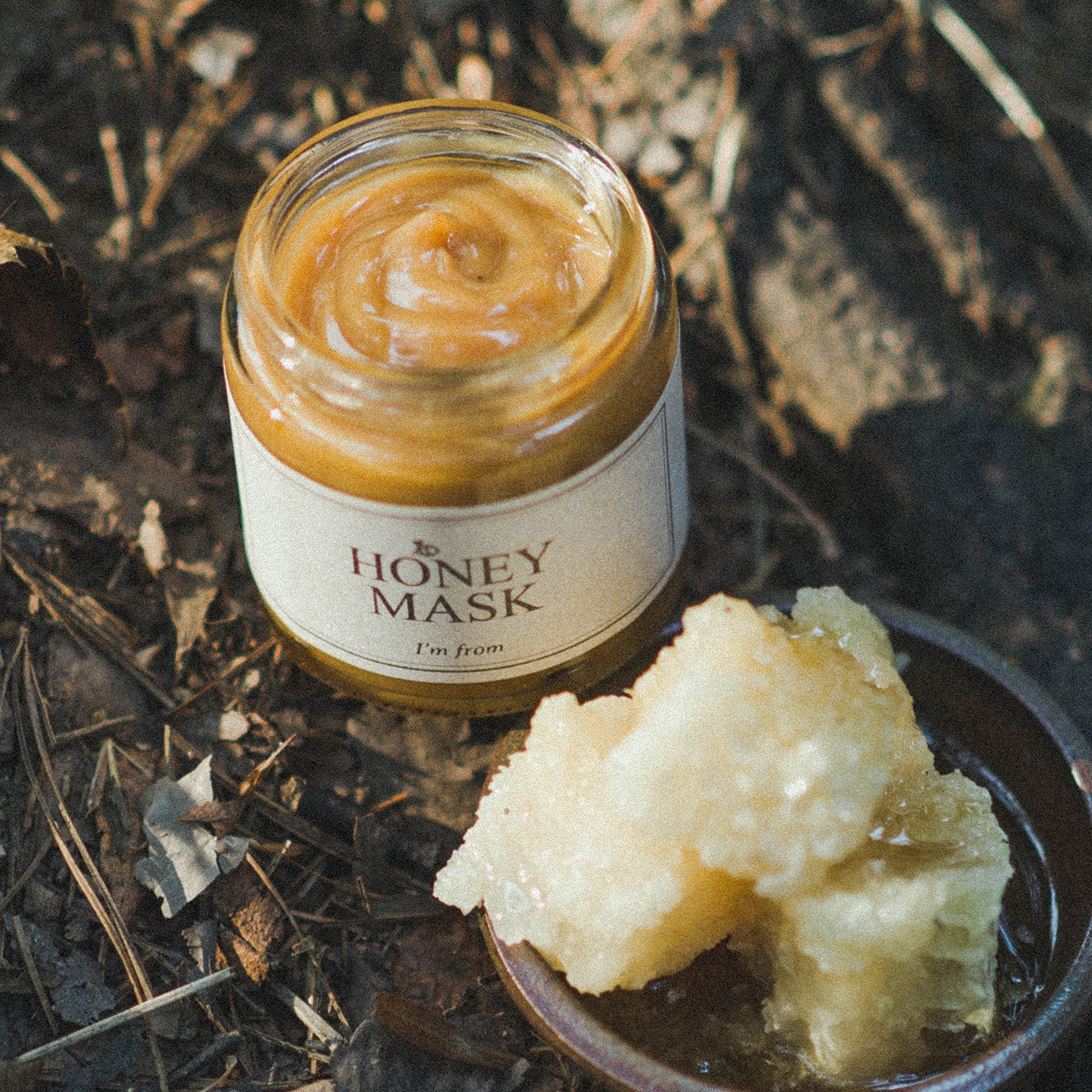 I'M From Honey Mask 1.01 Fl Oz, Wash Off Face Mask, 38.7% Korean Honey, Deep Moisturization For 48 Hours, Nourishment, Clear Com
