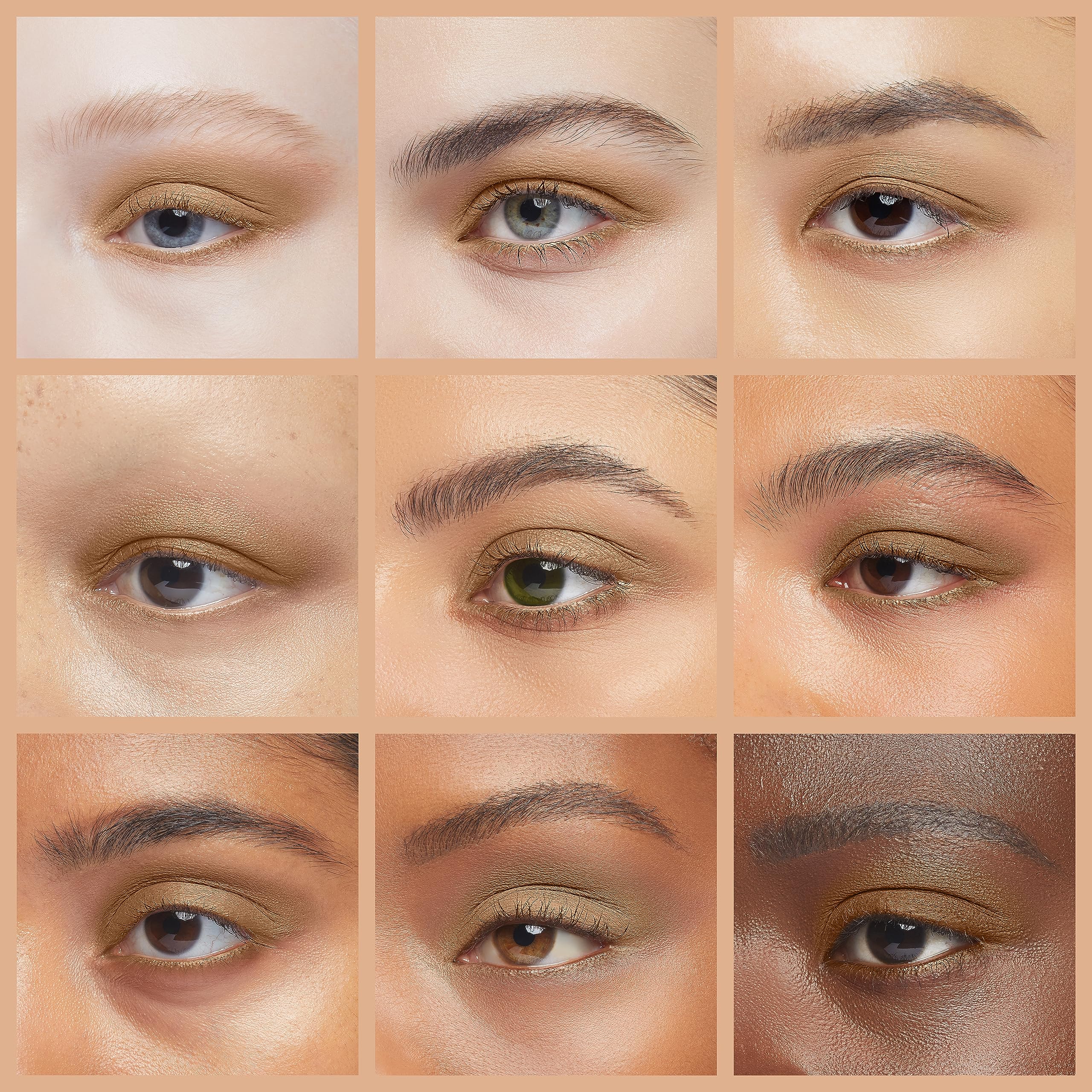 Pure Ziva Amaretto Matte Light Brown Beige Peach Pressed Powder Single Vegan Eyeshadow; Talc, Paraben & Cruelty Free