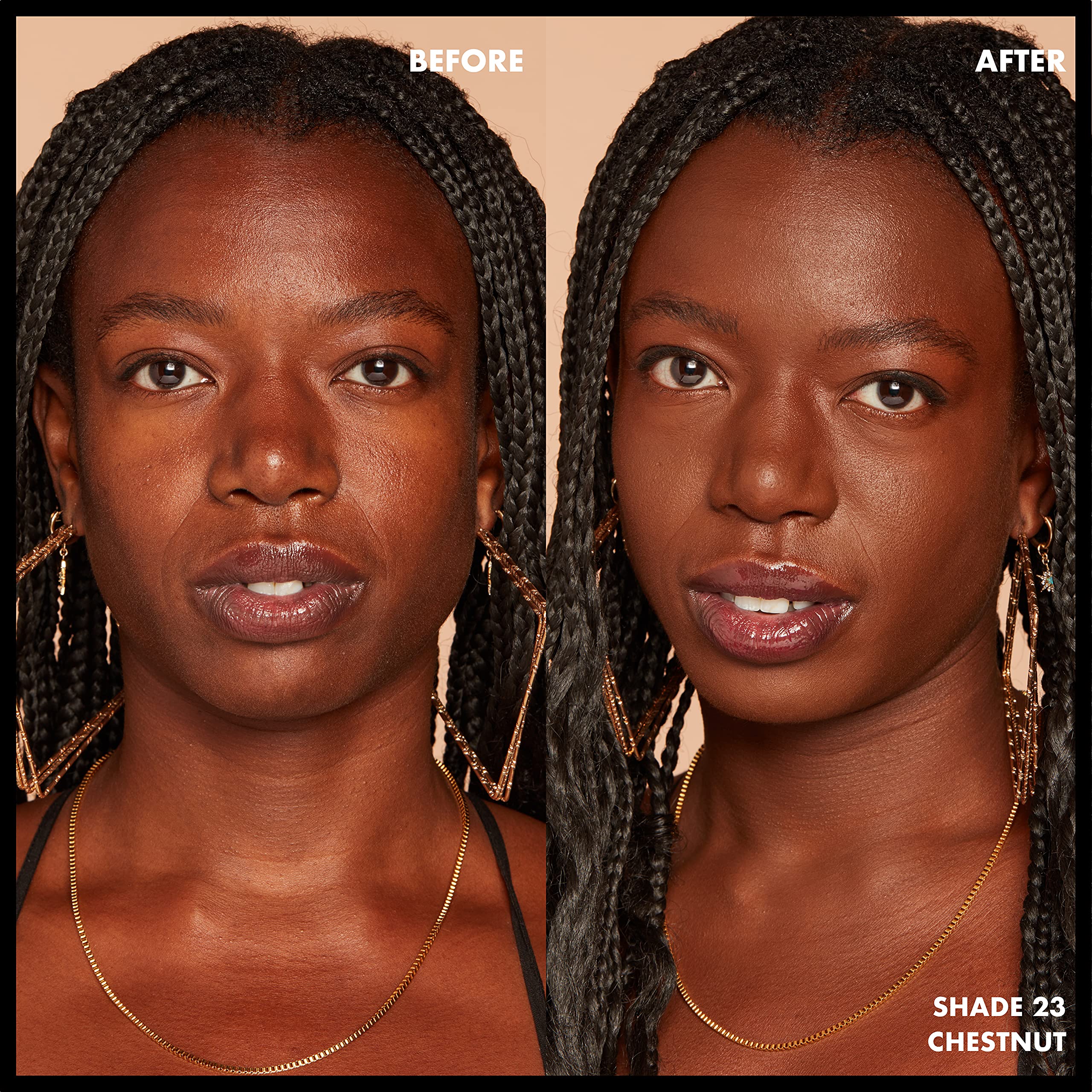 NYX PROFESSIONAL MAKEUP Can't Stop Won't Stop Foundation, 24h Full Coverage, Matte Finish, 1 Fl Oz, Chestnut (Model: CSWSF23)