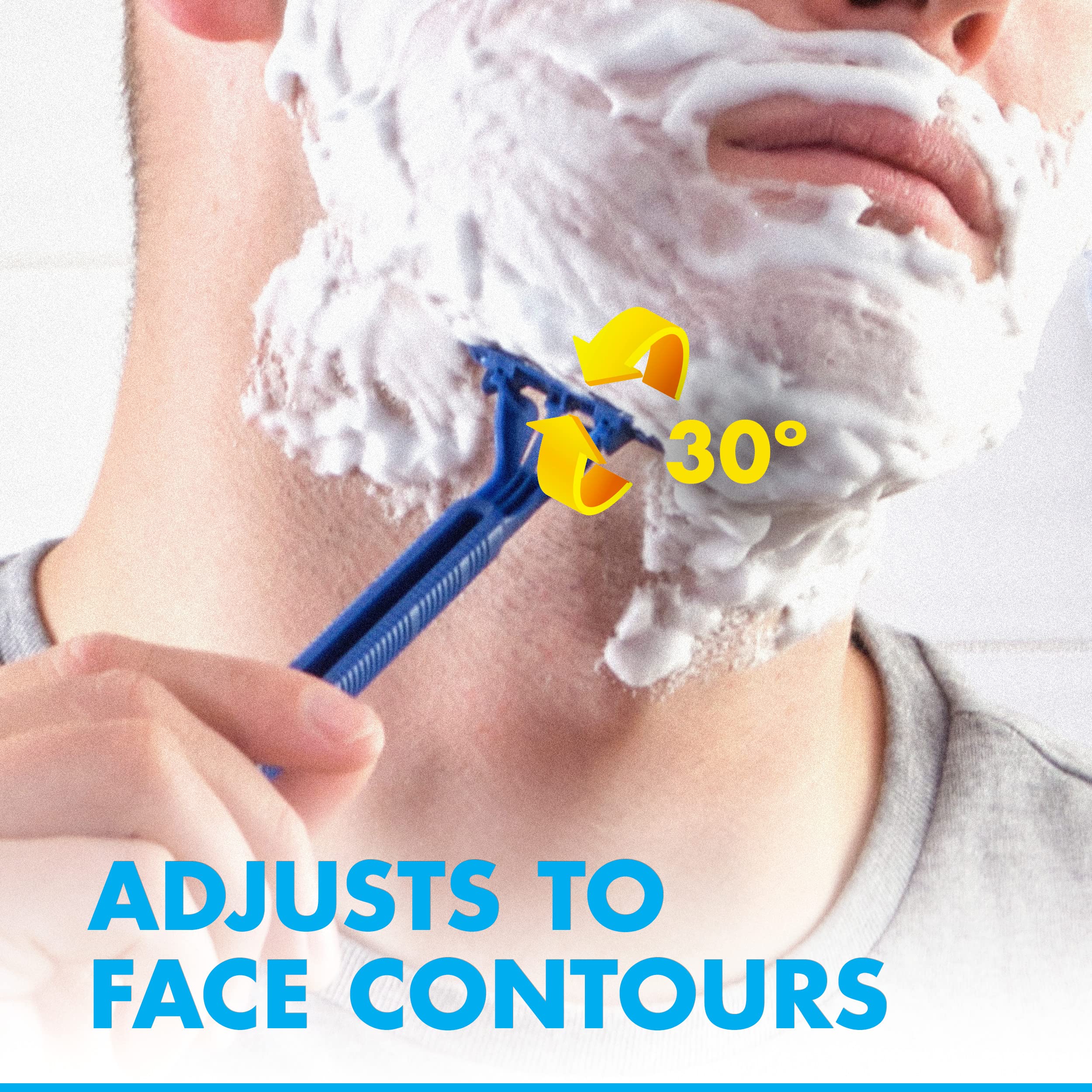 Gillette Sensor2 Pivoting Head Men'S Disposable Razors, 25 Count