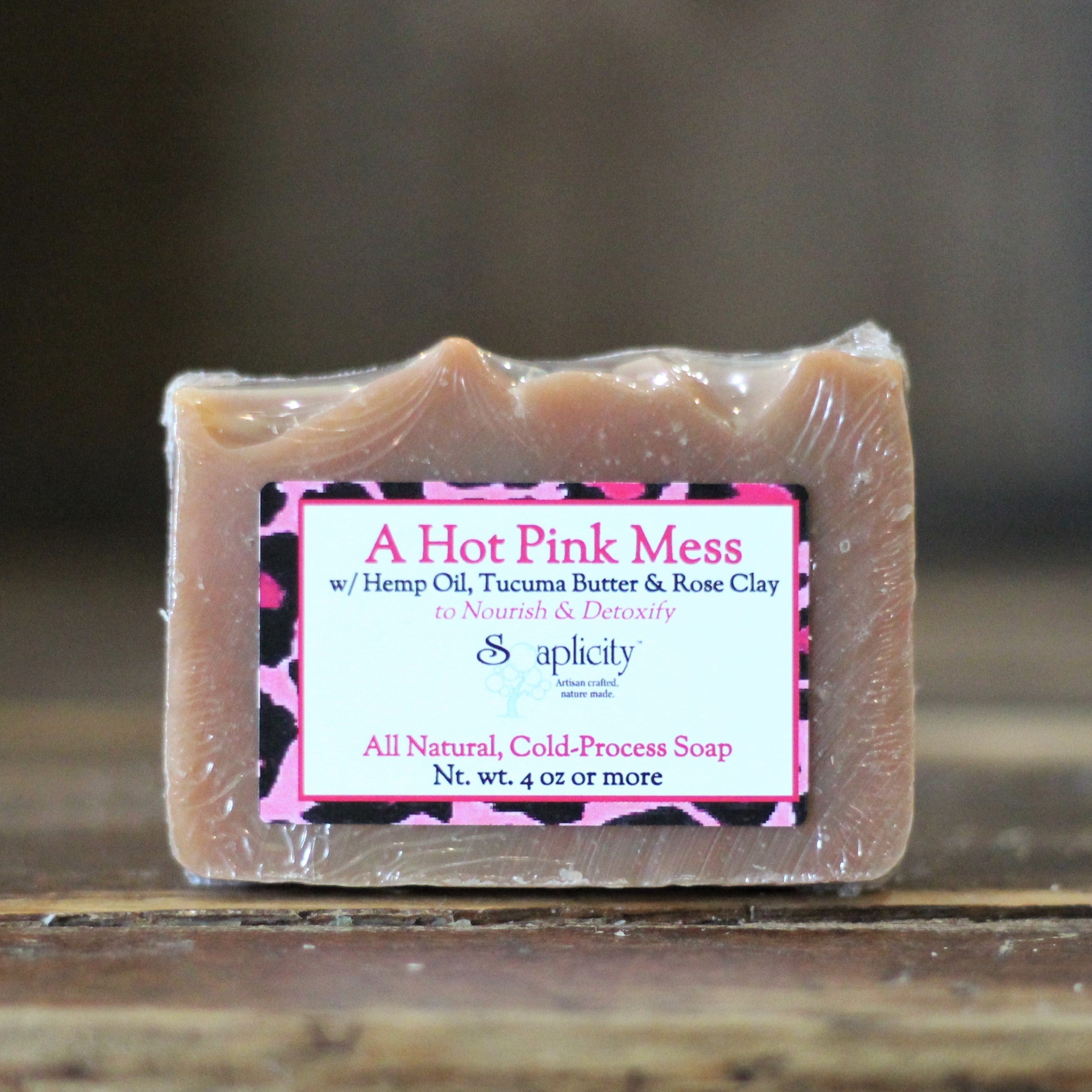 A Hot Pink Mess Soap Bar