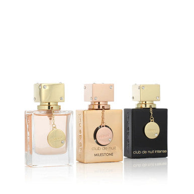 Armaf Club De Nuit 3 Pcs Set For Women: Woman 1 Oz Parfum Spray + Milestone 1 Oz Parfum Spray + Intense 1 Oz Parfum Spray