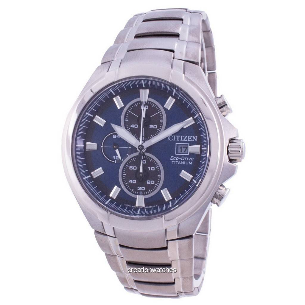 Citizen Super Titanium Chronograph EcoDrive Ca070086L 100M MenS Watch