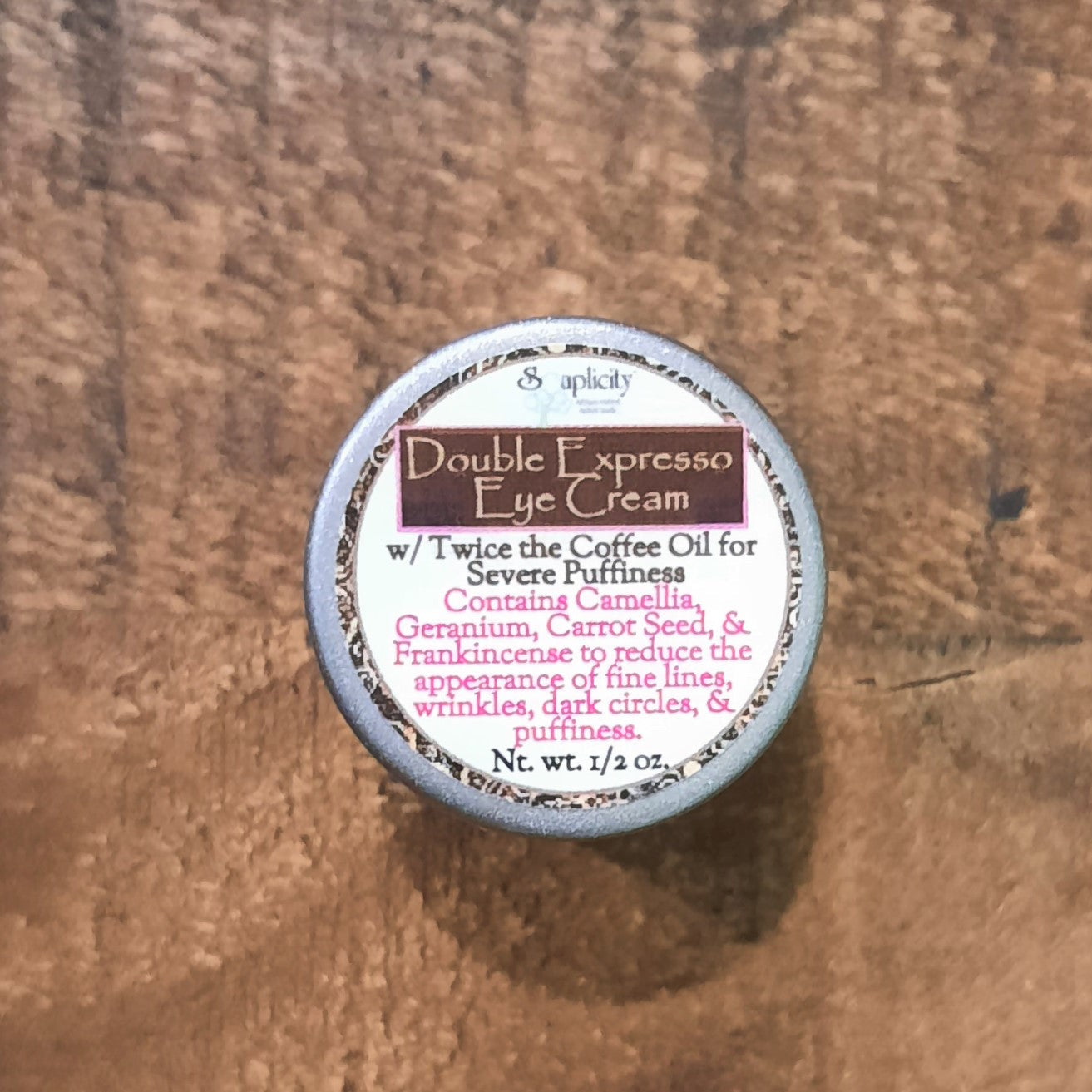 Double Expresso All-Natural Eye Cream