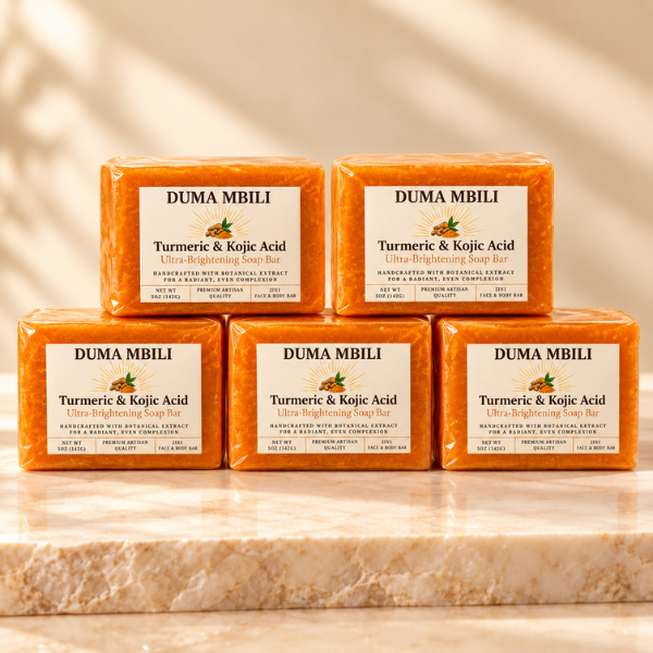 Duma Mbili Turmeric & Kojic Acid Ultra-Brightening Soap Bar