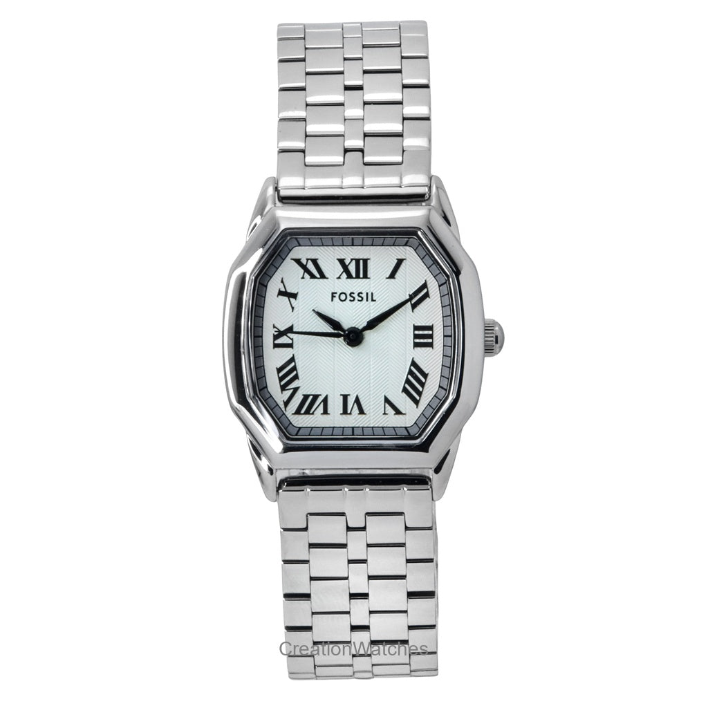 Fossil Harlow Stainless Steel Cream Dial Quartz Es5363 WomenS Watch