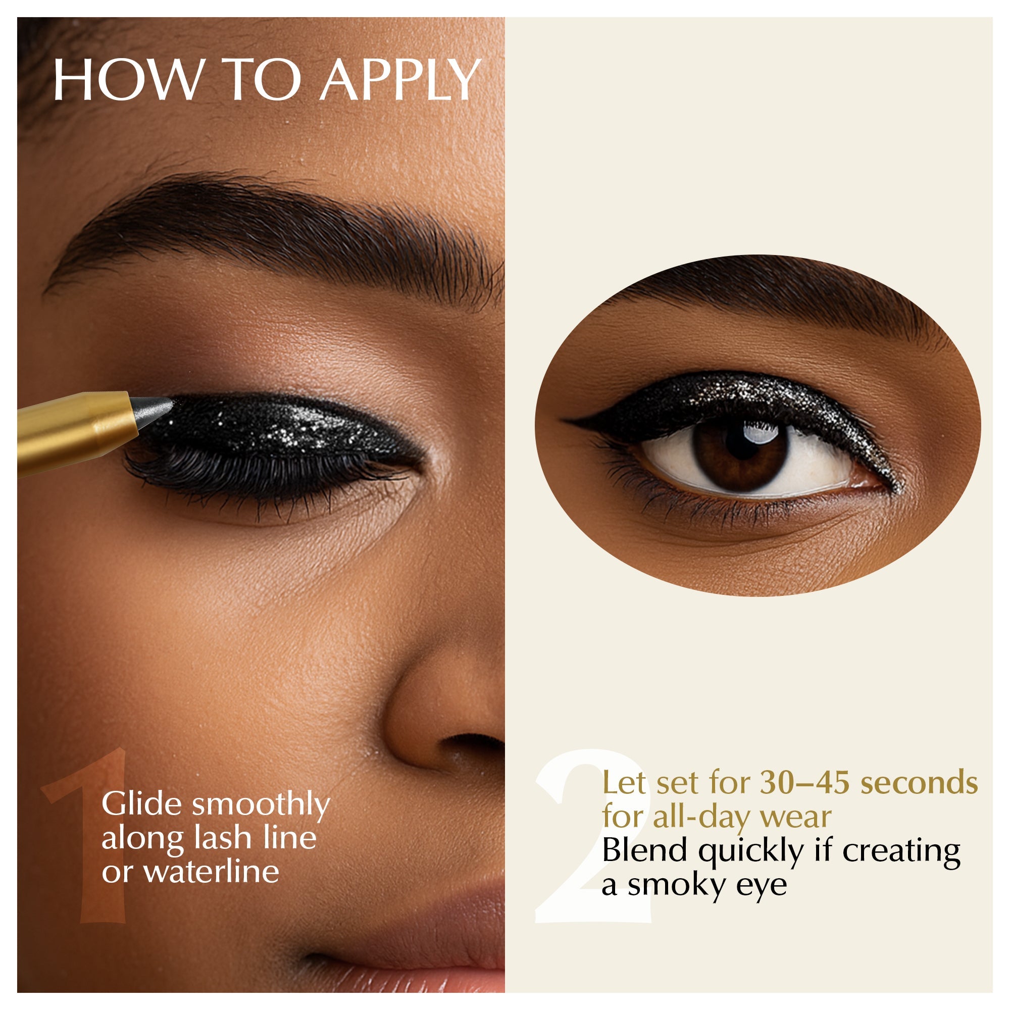 Gluten-Free Vegan Kajal Eyeliner Pen – Nut-Free & Smudge-Resistant for Sensitive Eyes