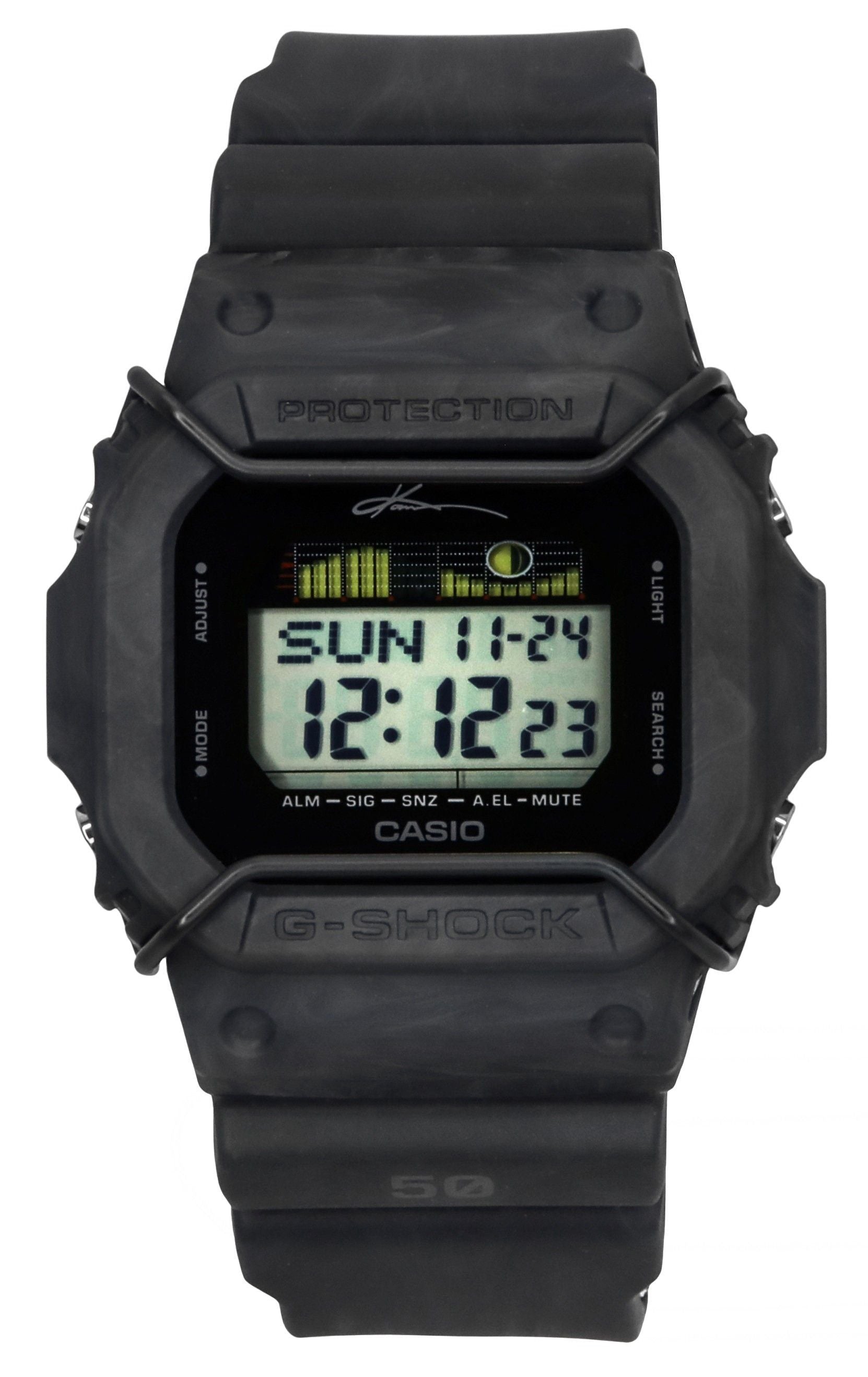 Casio G-Shock Digital International Pro Surfer Kanoa Igarashis Third Signature Quartz GLX-5600KB-1 200M Men's Watch