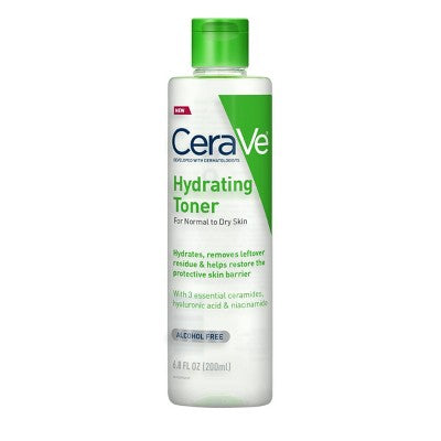 CeraVe Hydrating Toner Facial Toner for Normal to Dry Skin 6.8 fl oz - Small Amount Missing