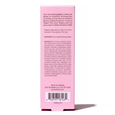 Party of You Peptide Lip Balm in Strawberry Milkshake Security Blanket 0.5oz - Imperfect Box