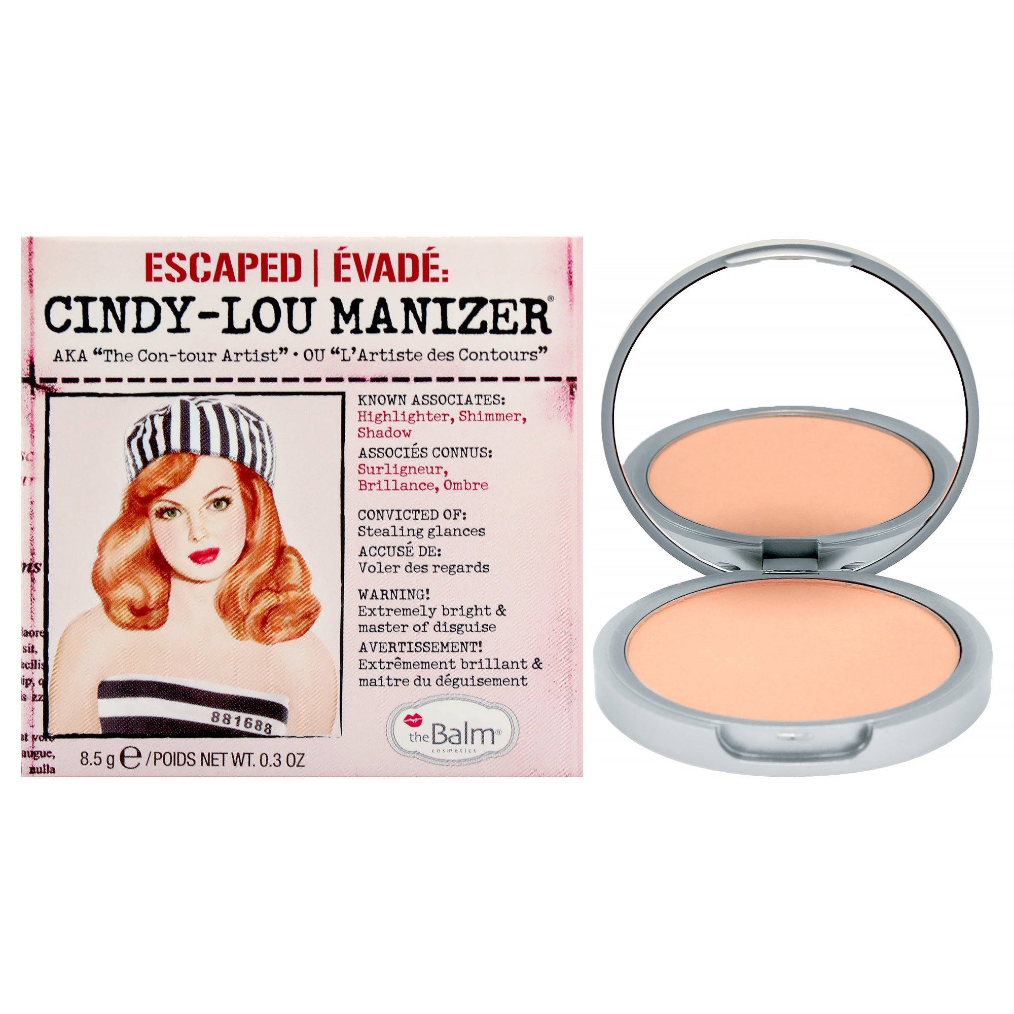 CindyLou Manizer by the Balm for Women  0.3 oz Makeup