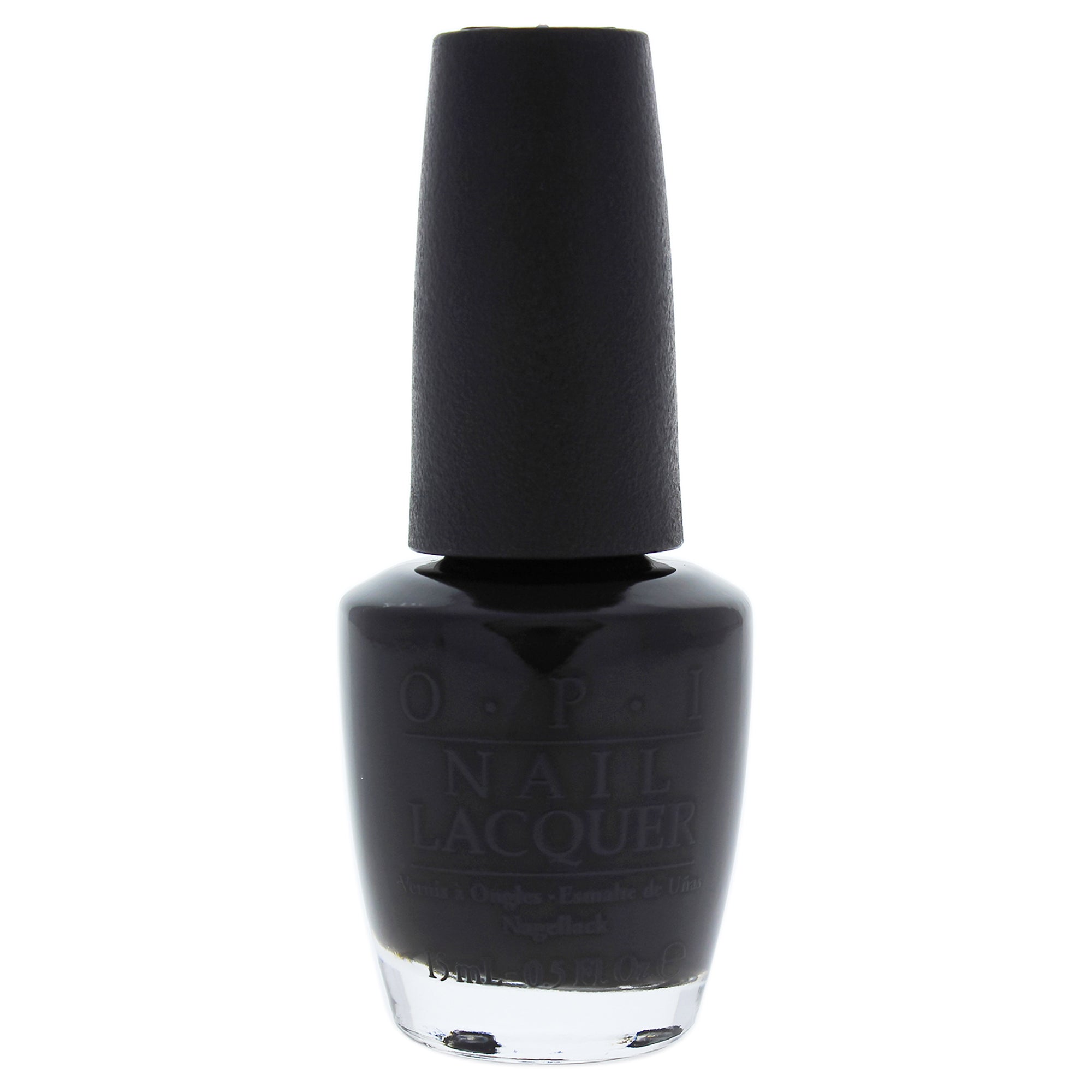 Nail Lacquer  NL T02  Black Onyx by OPI for Women  0.5 oz Nail Polish