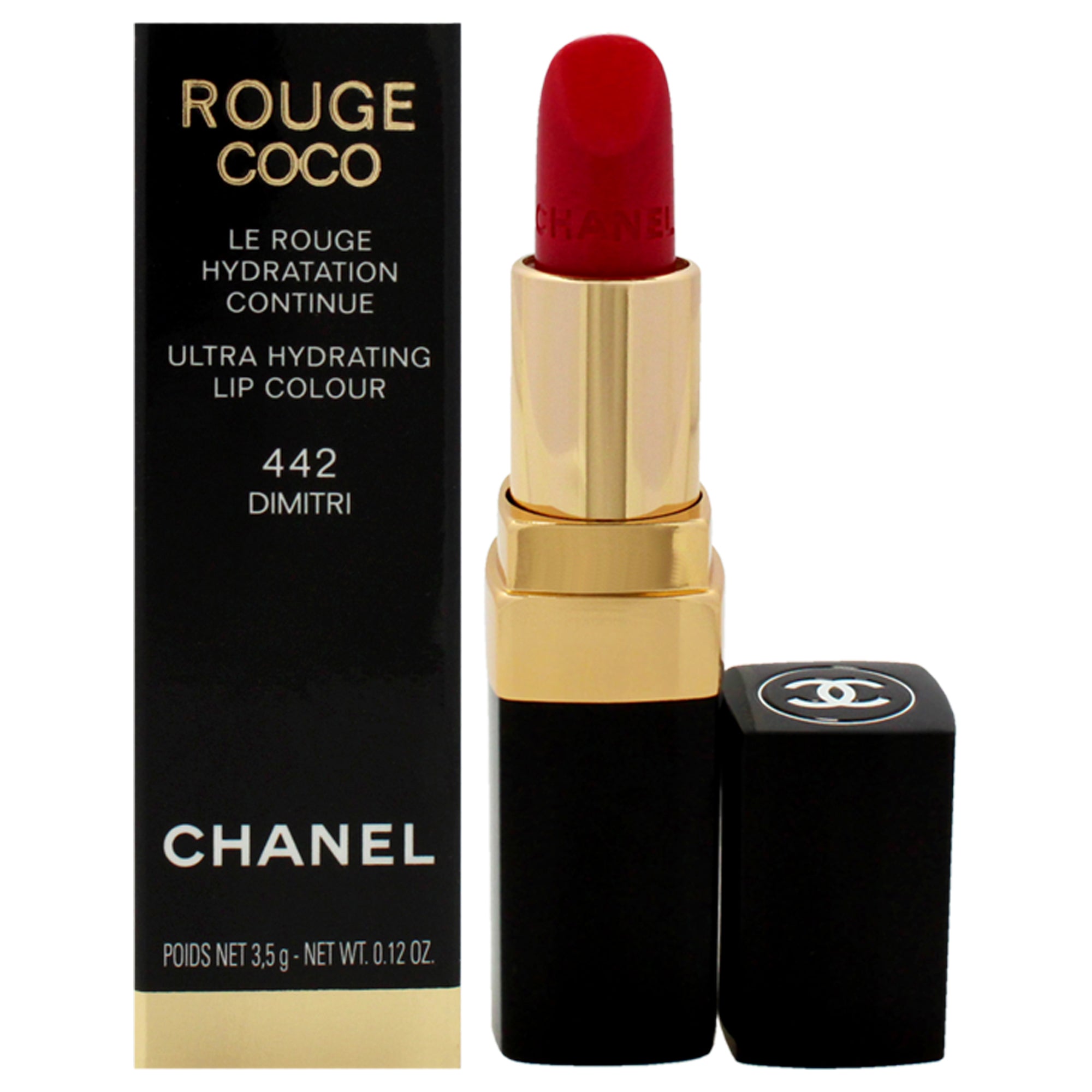 Rouge Coco Ultra Hydrating Lip Colour - 442 Dimitri By Chanel For Women - 0.12 Oz Lipstick