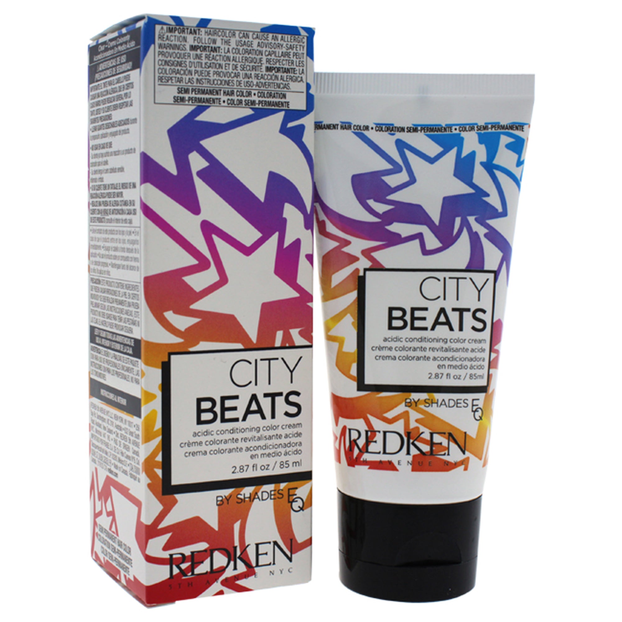 City Beats By Shades EQ  Clear by Redken for Unisex  2.87 oz Hair Color