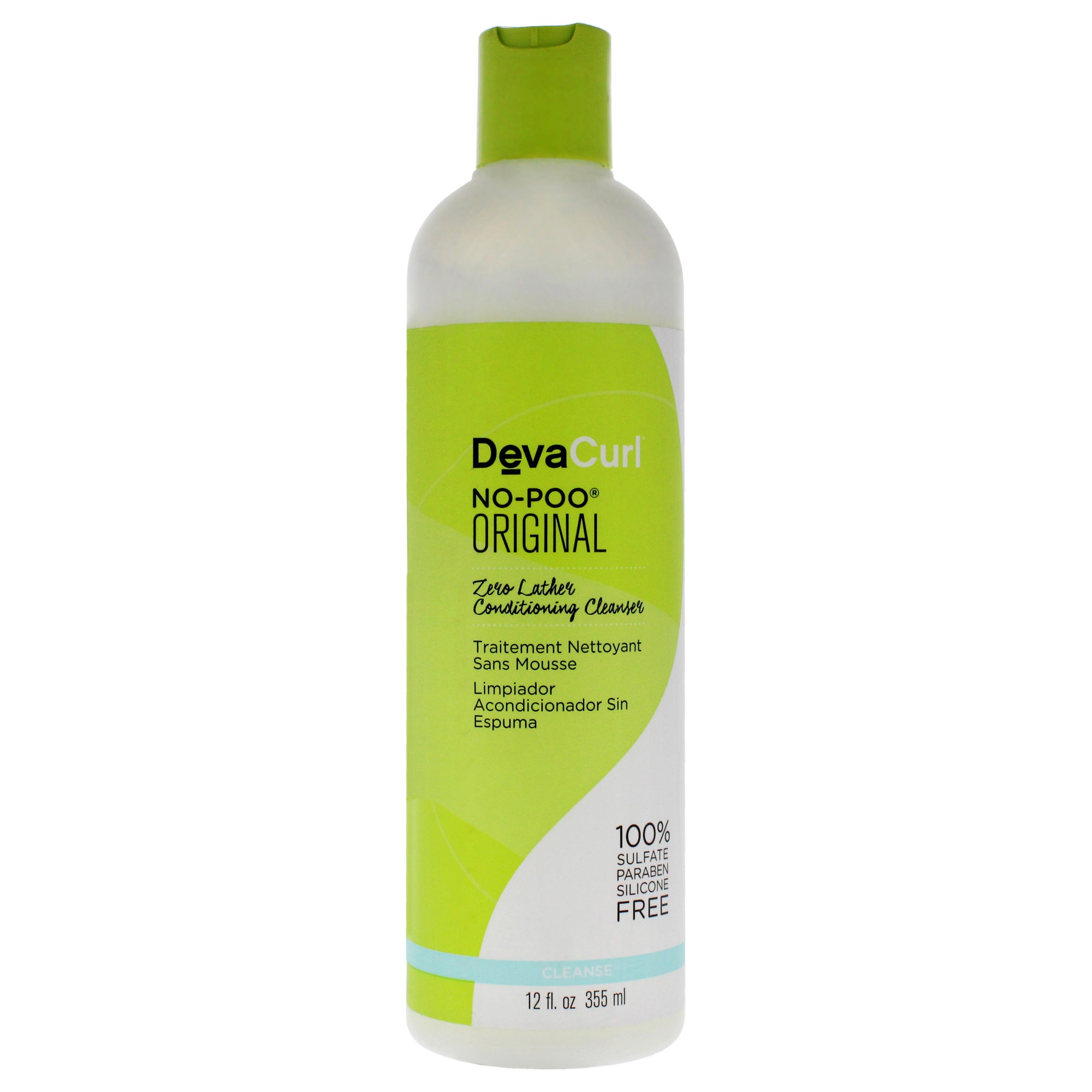 NoPoo Zero Lather Conditioning Cleanser by DevaCurl for Unisex  12 oz Cleanser