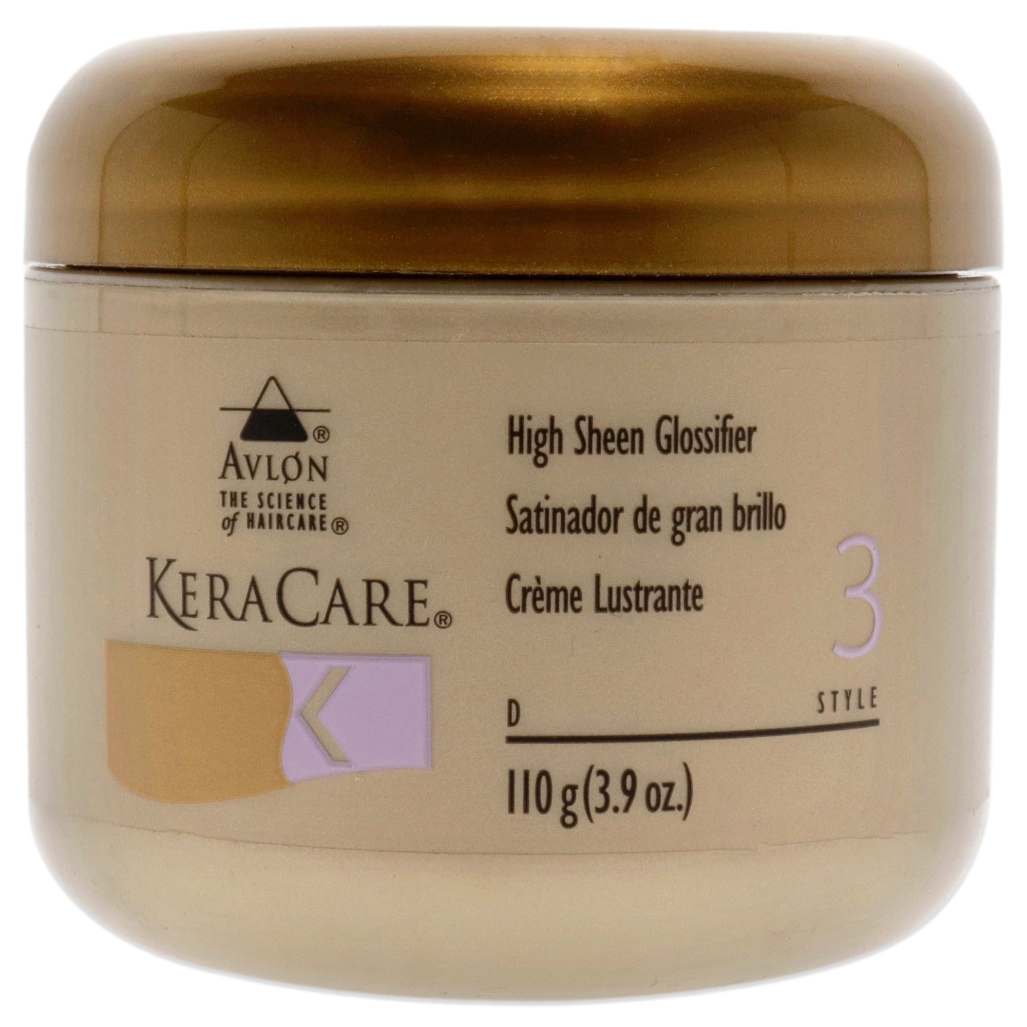 KeraCare High Sheen Glossifier by Avlon for Unisex  3.9 oz Cream