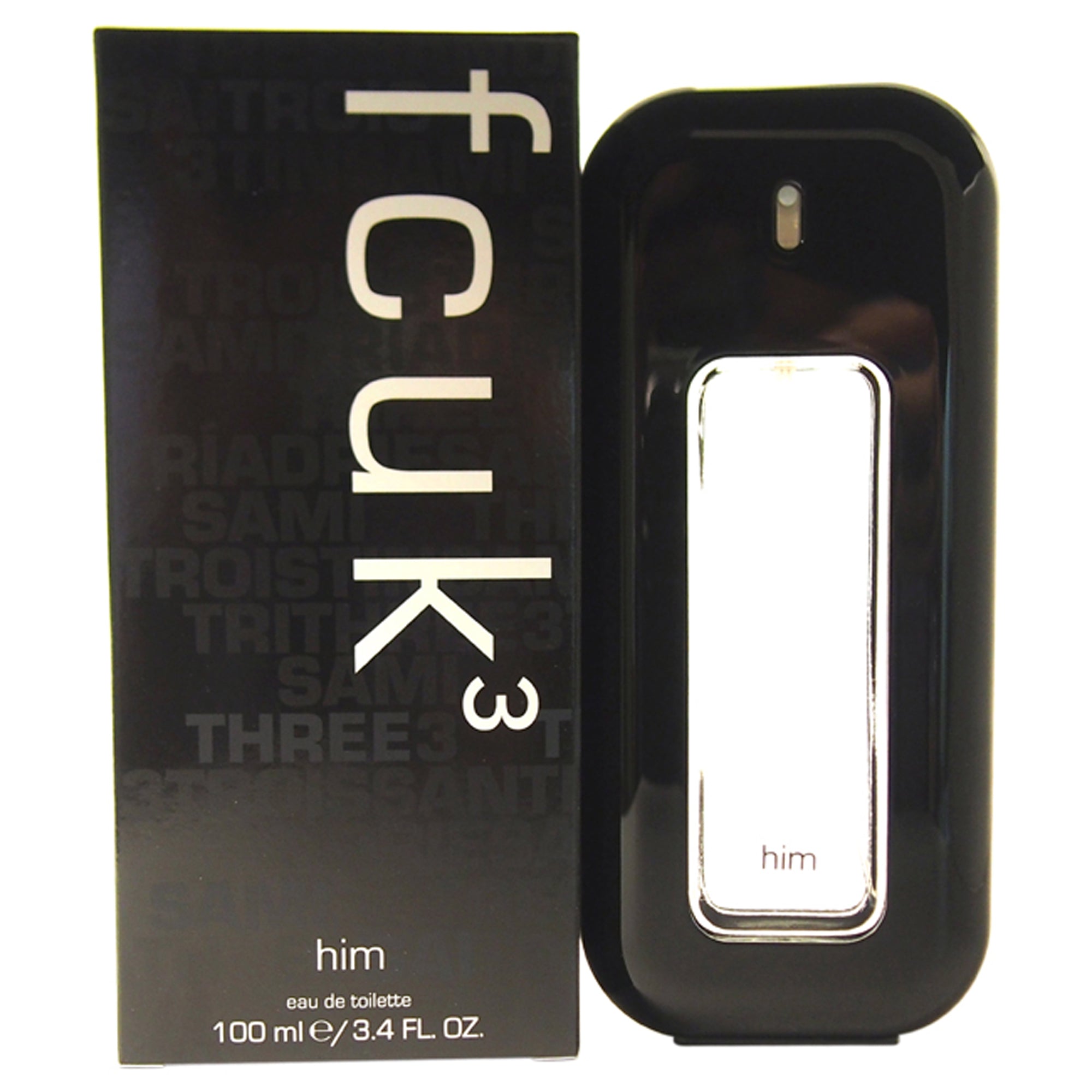 fcuk 3 by French Connection UK for Men  3.4 oz EDT Spray