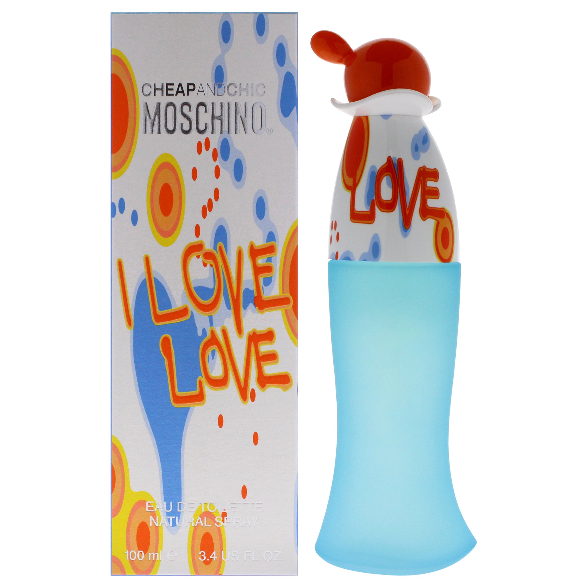 I Love Love Cheap And Chic by Moschino for Women  3.4 oz EDT Spray