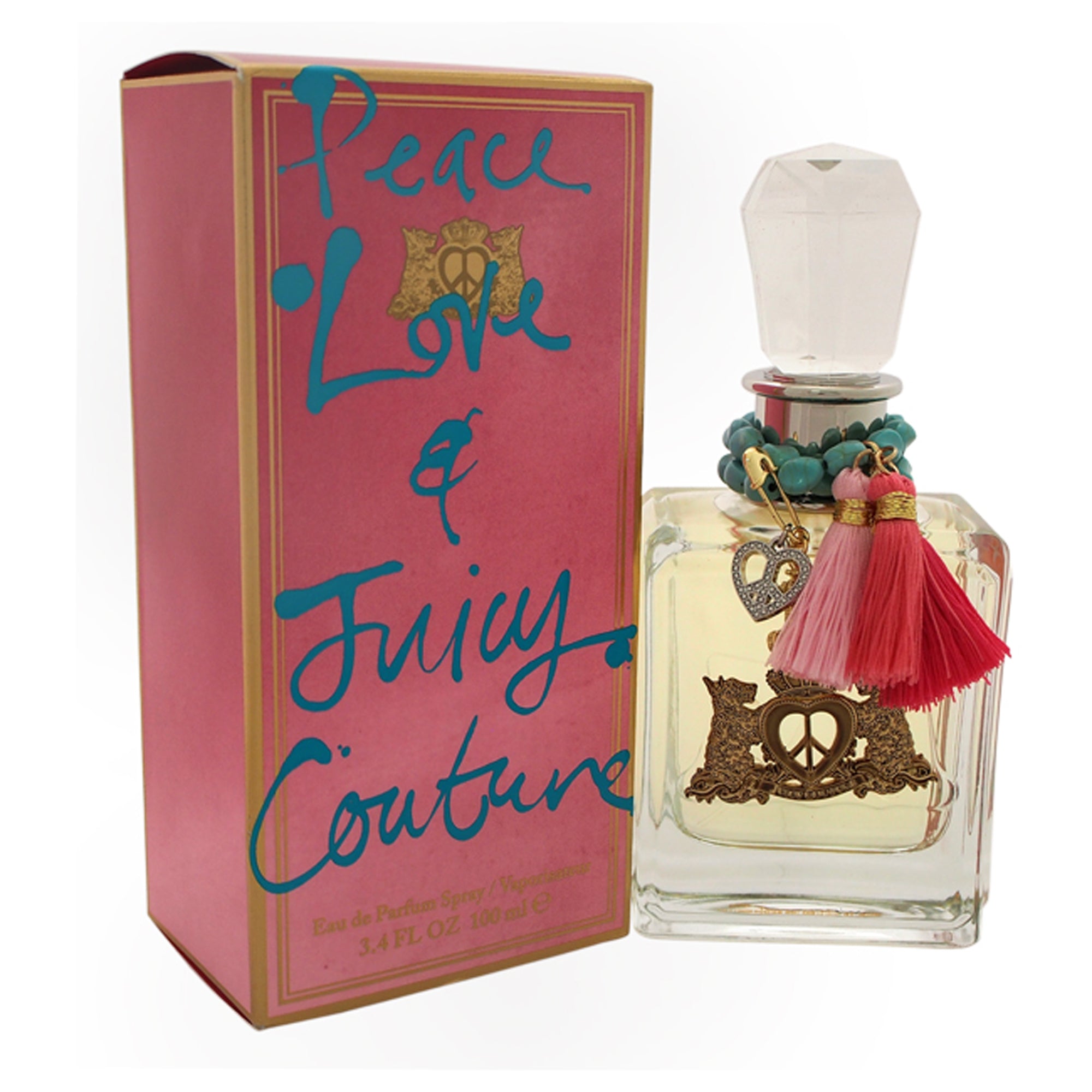 Peace Love & Juicy Couture by Juicy Couture for Women  3.4 oz EDP Spray
