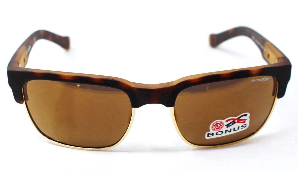 Arnette An 4205 2152-7D Dean - Fuzzy Havana-Gold By Arnette For Men - 59-19-130 Mm Sunglasses