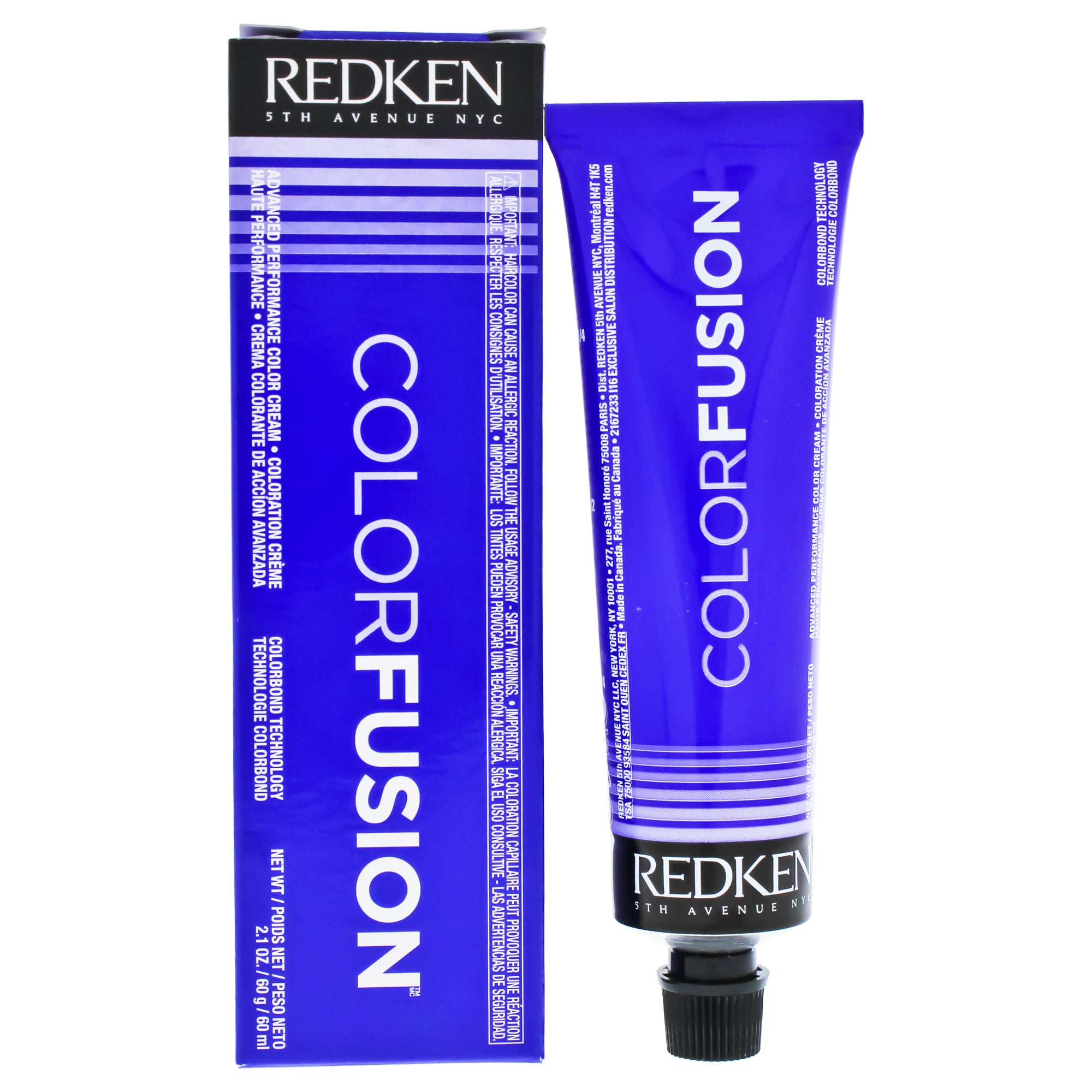 Color Fusion Color Cream Cool Fashion  4Bv BrownViolet by Redken for Unisex  2.1 oz Hair Color