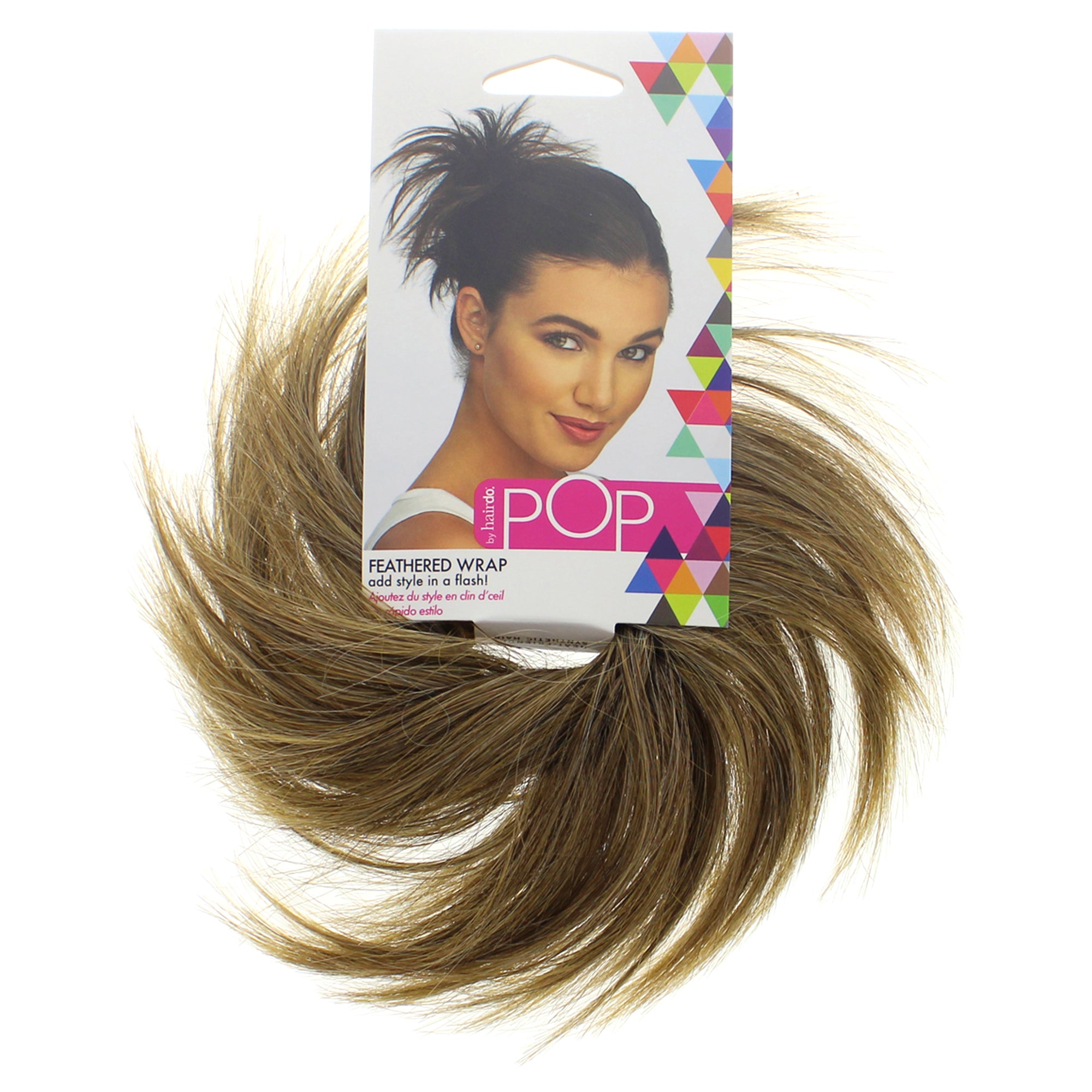 Pop Feather Wrap  R1416T Buttered Toast by Hairdo for Women  1 Pc Hair Wrap