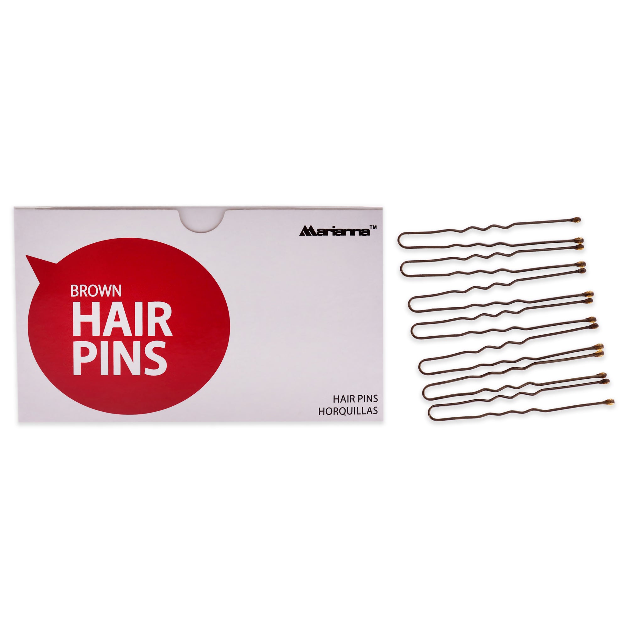 Pro Basic Hair Pins  Brown by Marianna for Women  1 lb Hair Clips