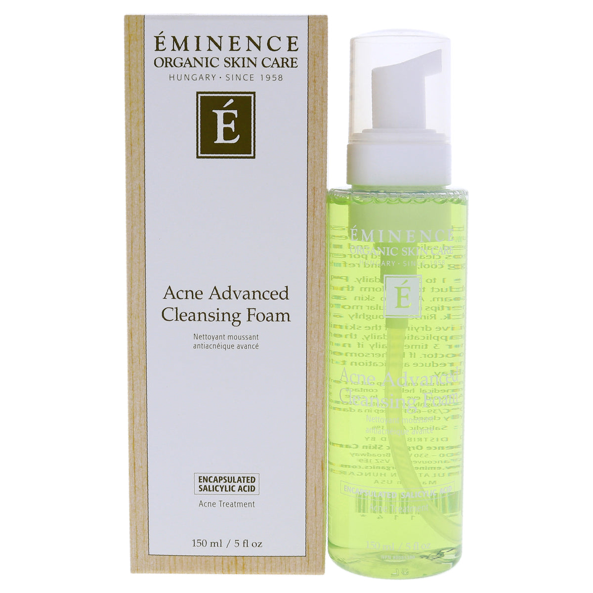 Acne Advanced Cleansing Foam By Eminence For Unisex - 5 Oz Cleanser