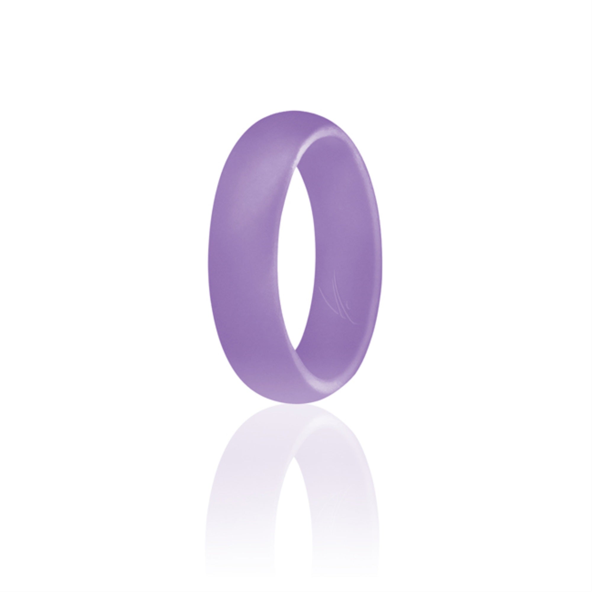 Silicone Wedding Ring - Dome Style - Lavander By Roq For Women - 6 Mm Ring