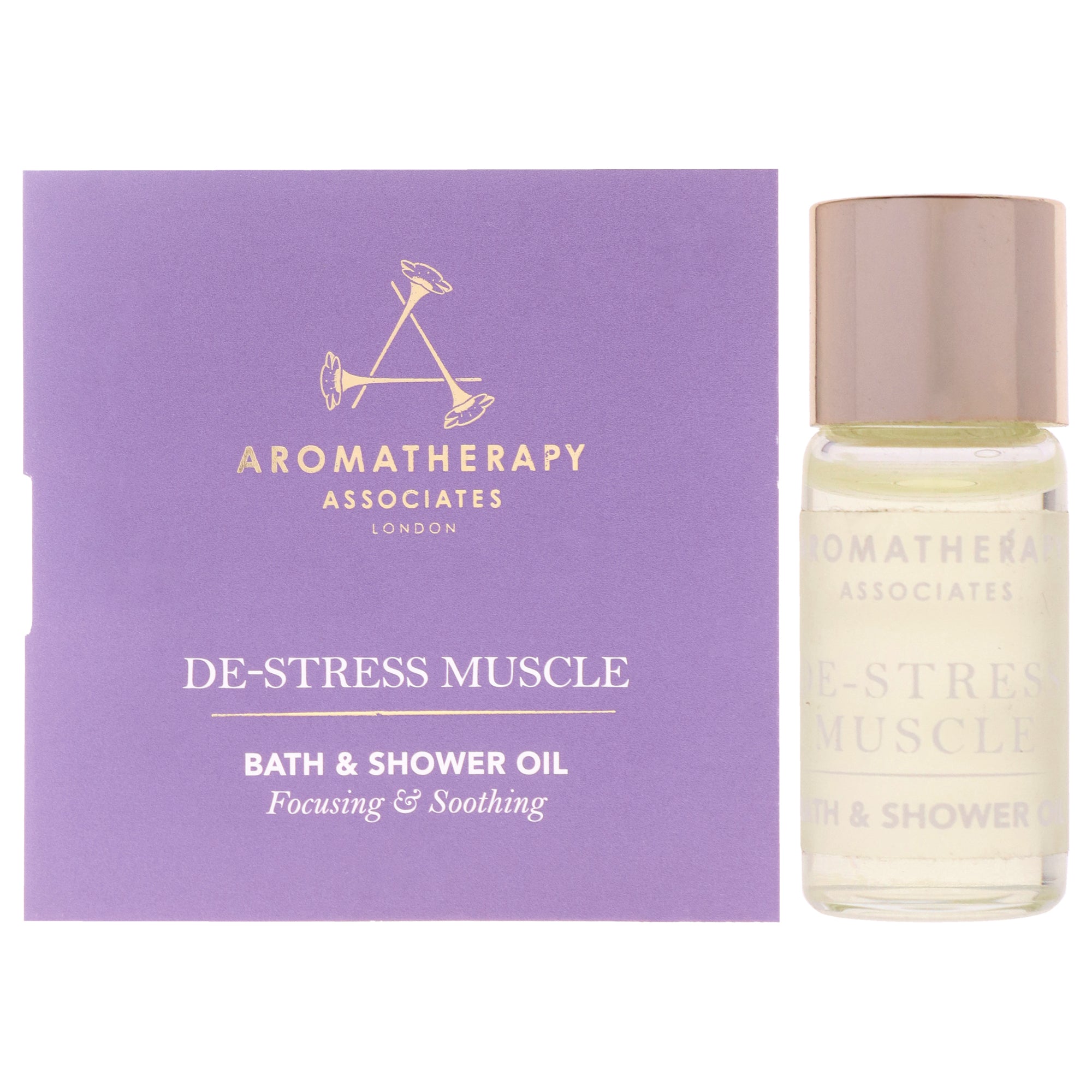 DeStress Muscle Bath and Shower Oil by Aromatherapy Associates for Unisex  0.1 oz Shower Oil