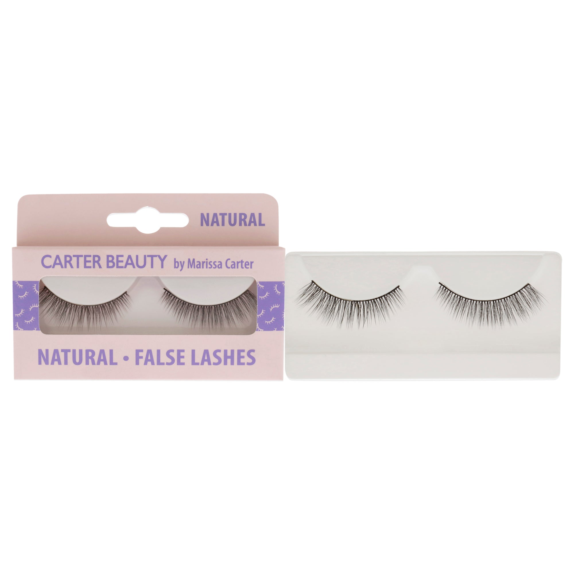 False Lashes - Natural by Carter Beauty for Women - 1 Pair Eyelashes