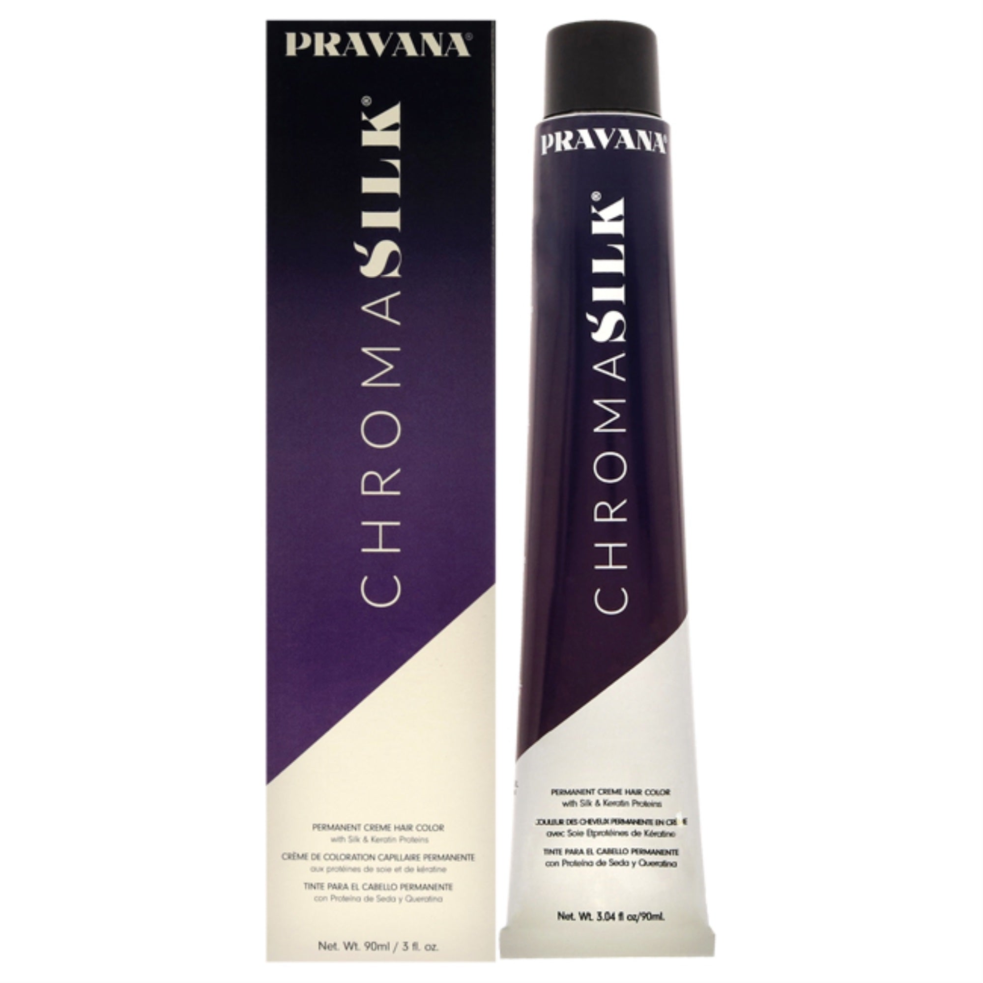 Chromasilk Creme Hair Color - 5.37 Ligh Golden Violet Brown By Pravana For Unisex - 3 Oz Hair Color